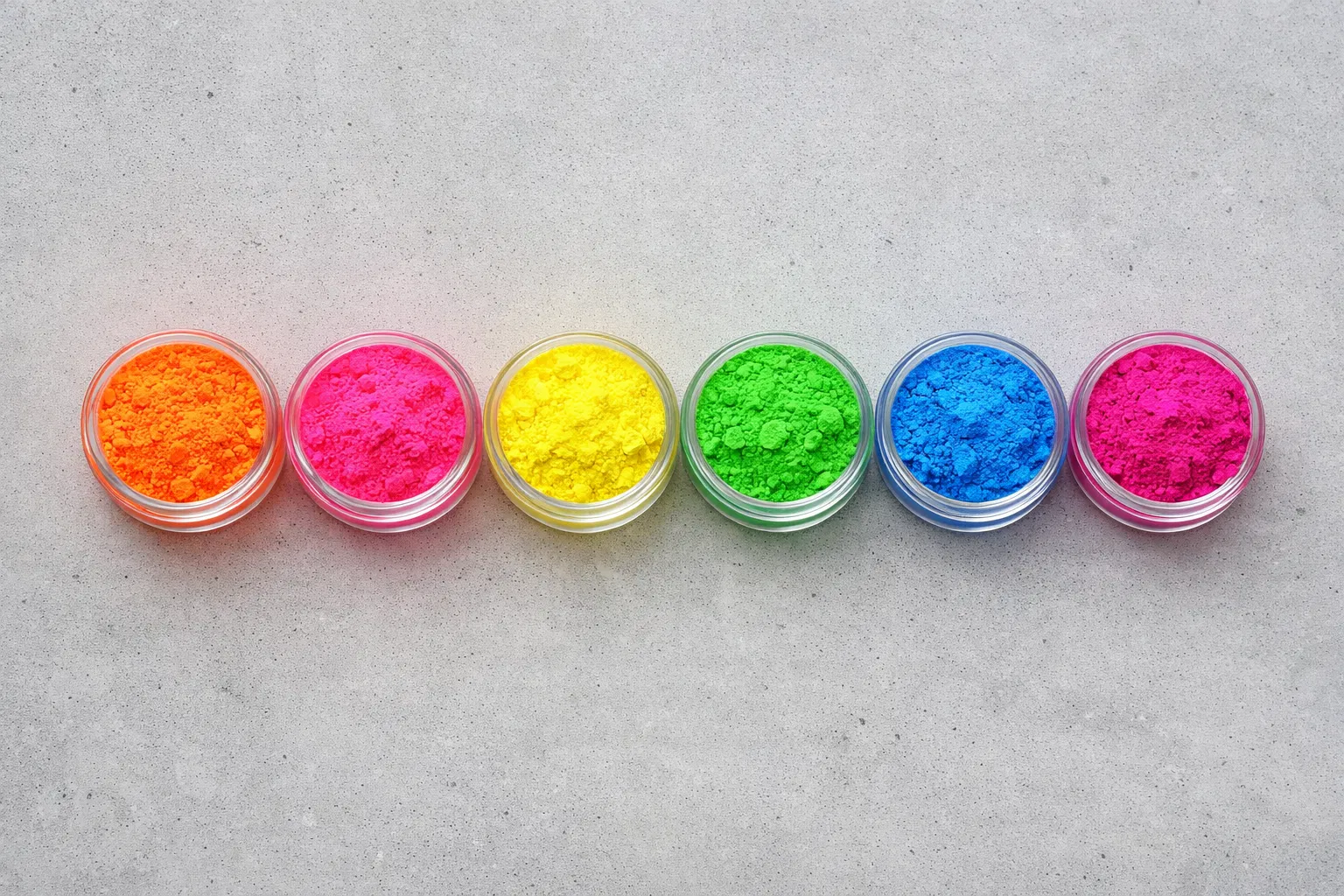 Collection of fluorescent pigments