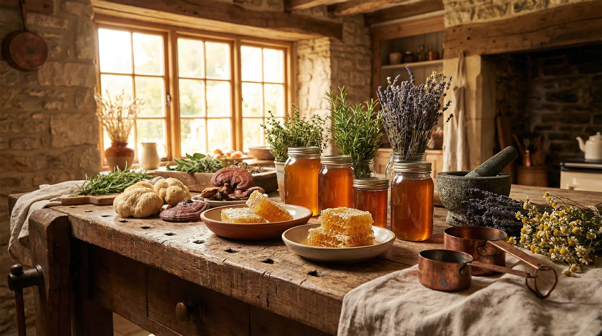 ALVARA Sanctuary — artisan R&D kitchen with honey and botanicals