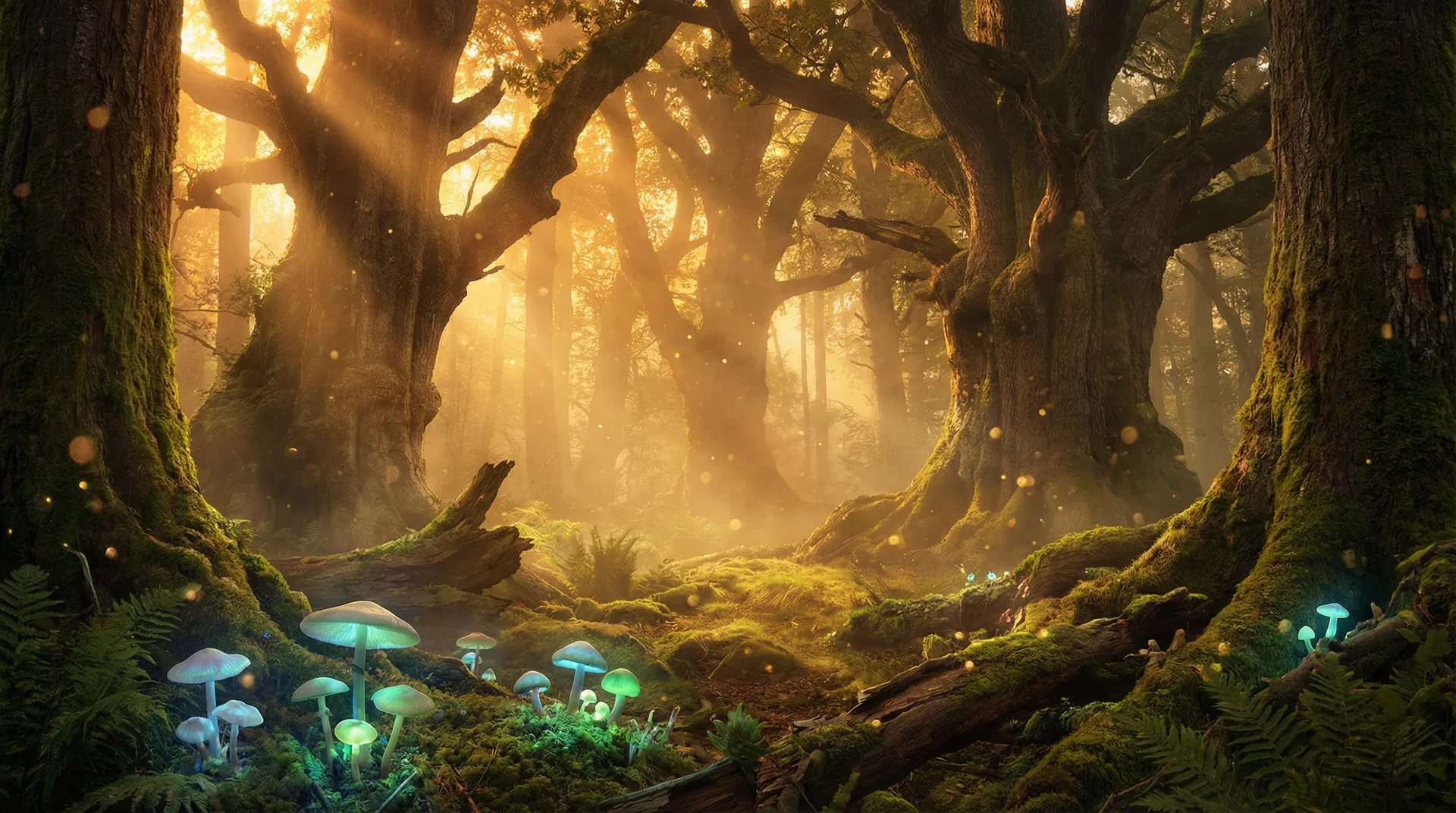 Ancient forest — Feel the Hum of Vitality