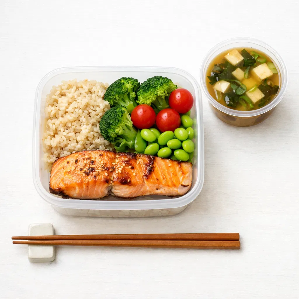 【60点レシピ】鮭と玄米の作り置きボウル。週末30分で5日分