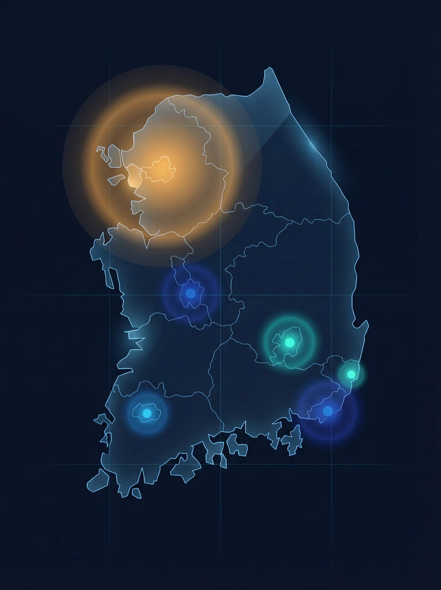 대한민국 히트맵