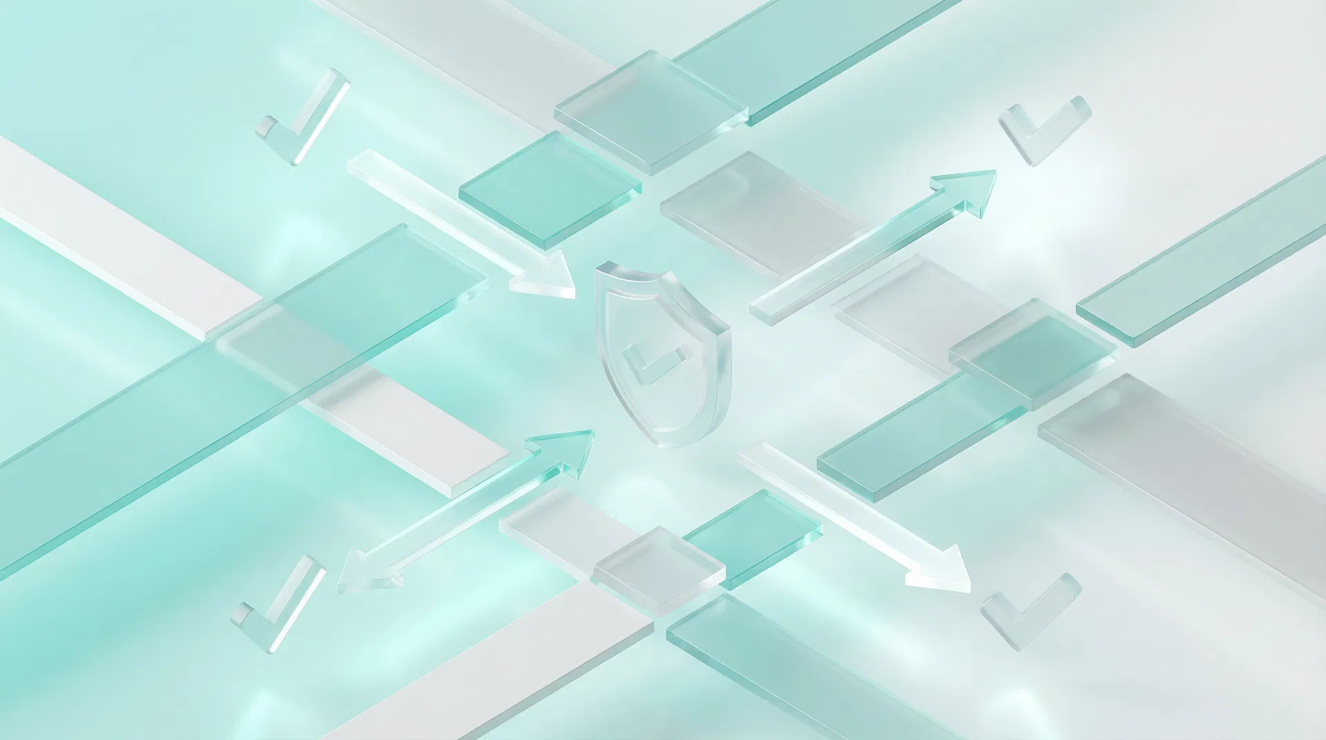 Abstract representation of transparency and trust in healthcare pricing