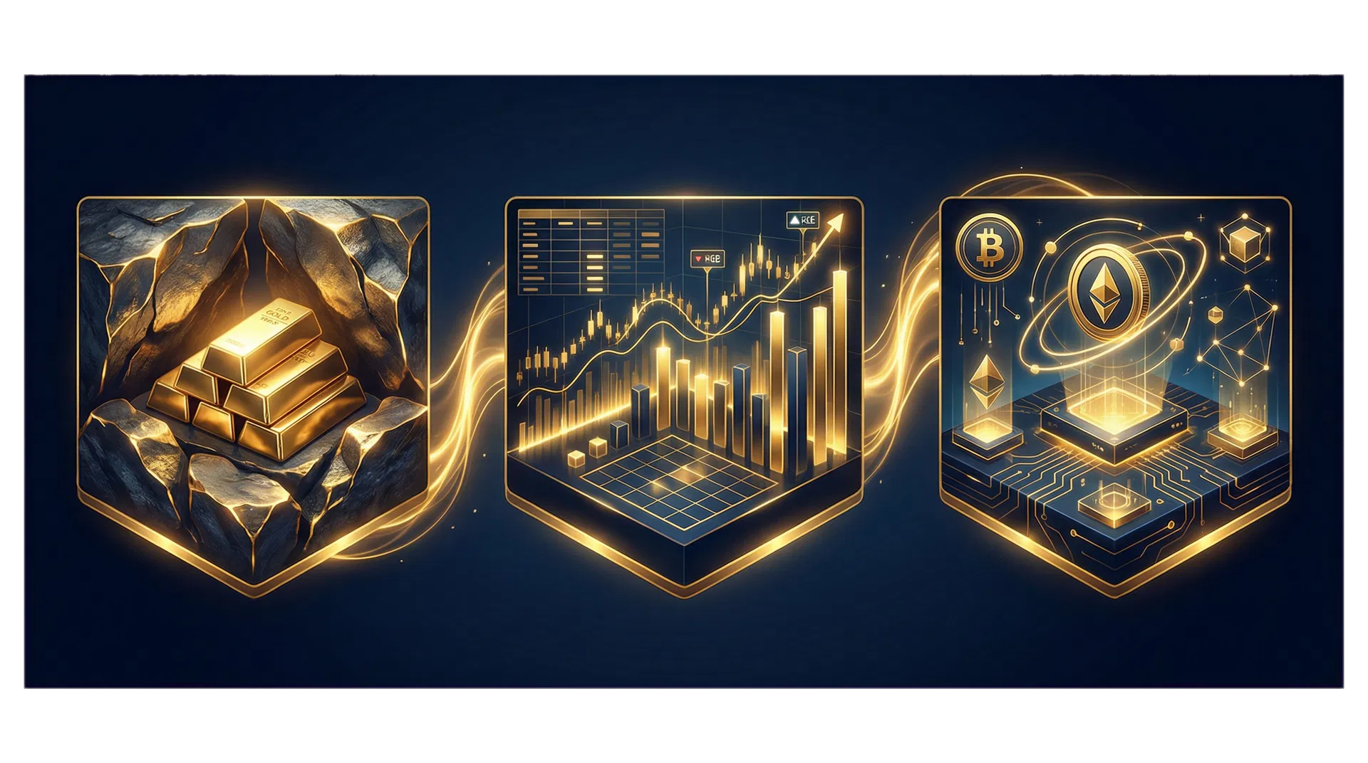 Ba thế giới vàng: vật chất, trading và vàng thời đại mới