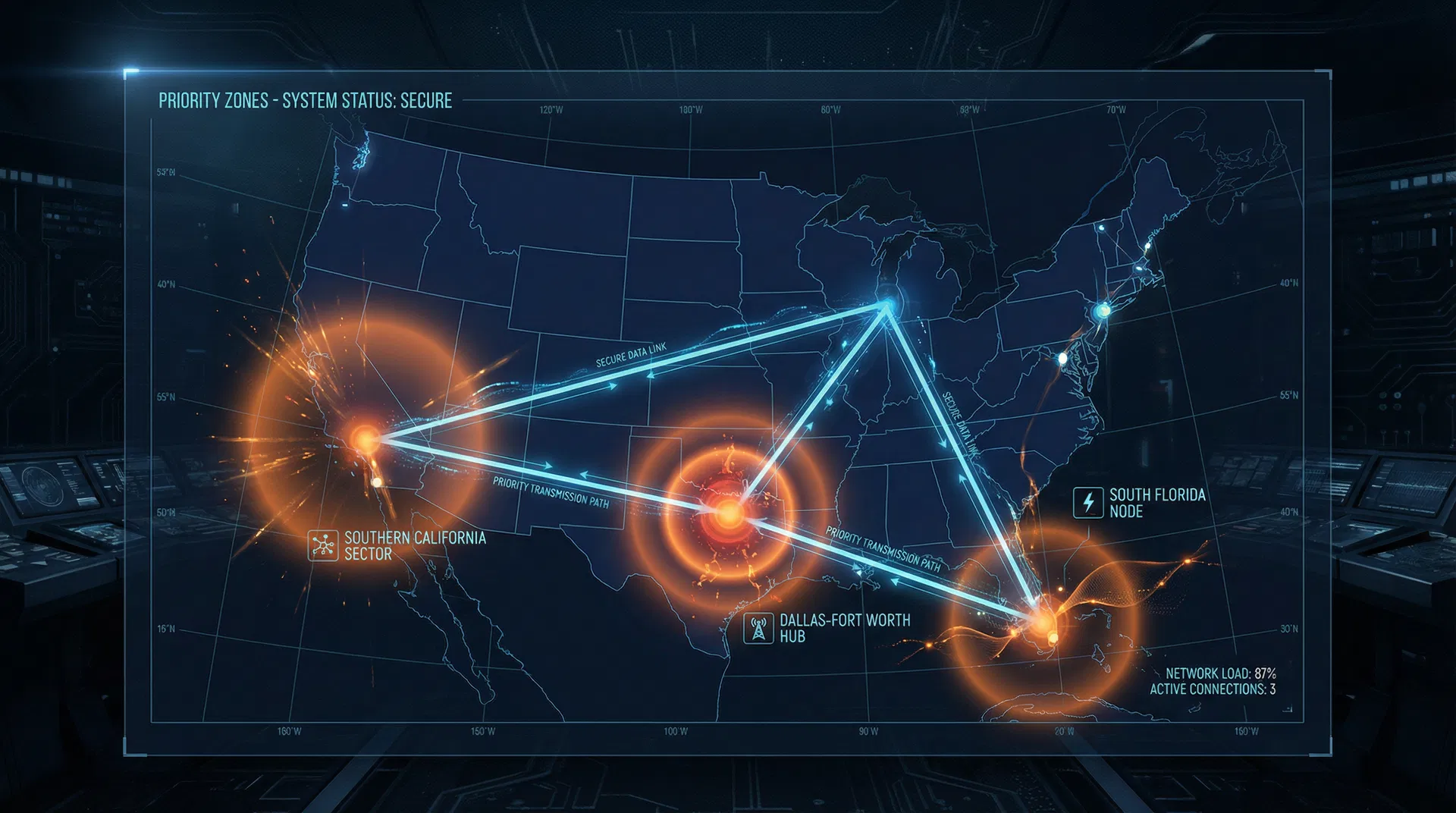 Exoregen Zero geographic strategy — DFW, California, Florida