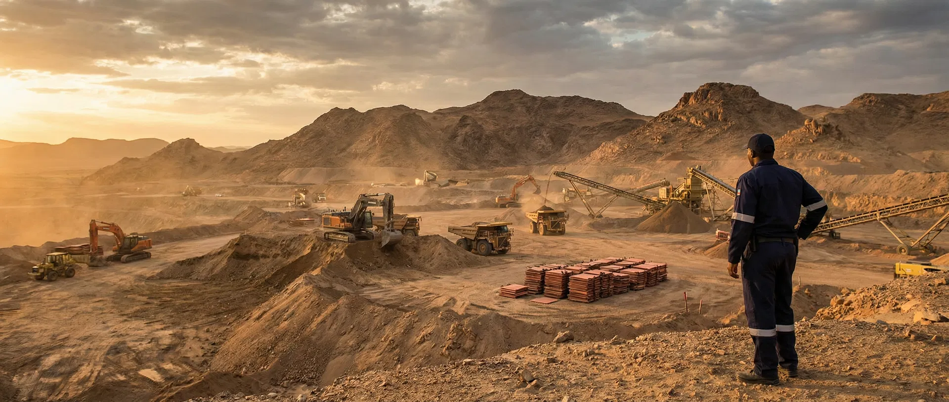 Mining operation in Namibia