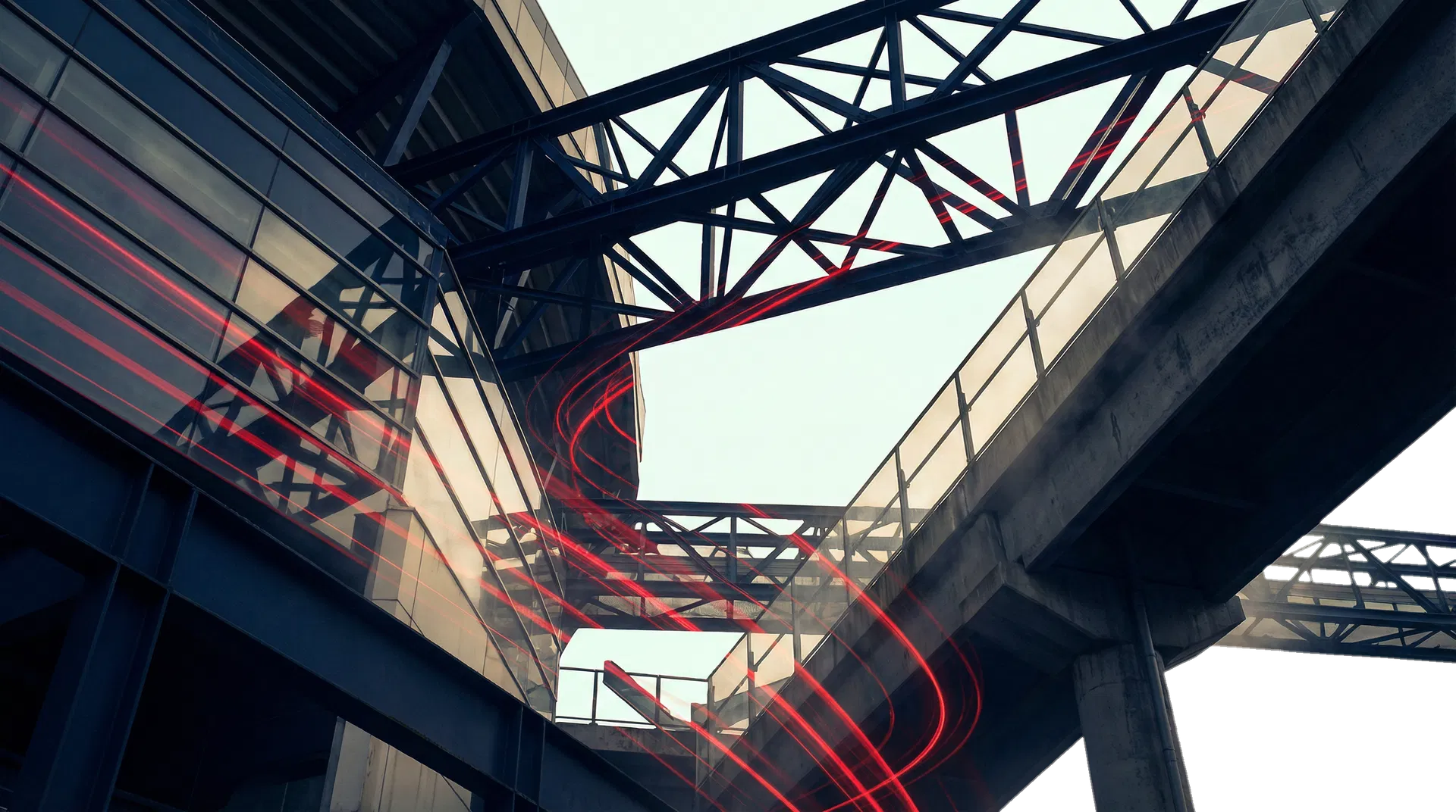 Abstract Hampden-inspired data atmosphere