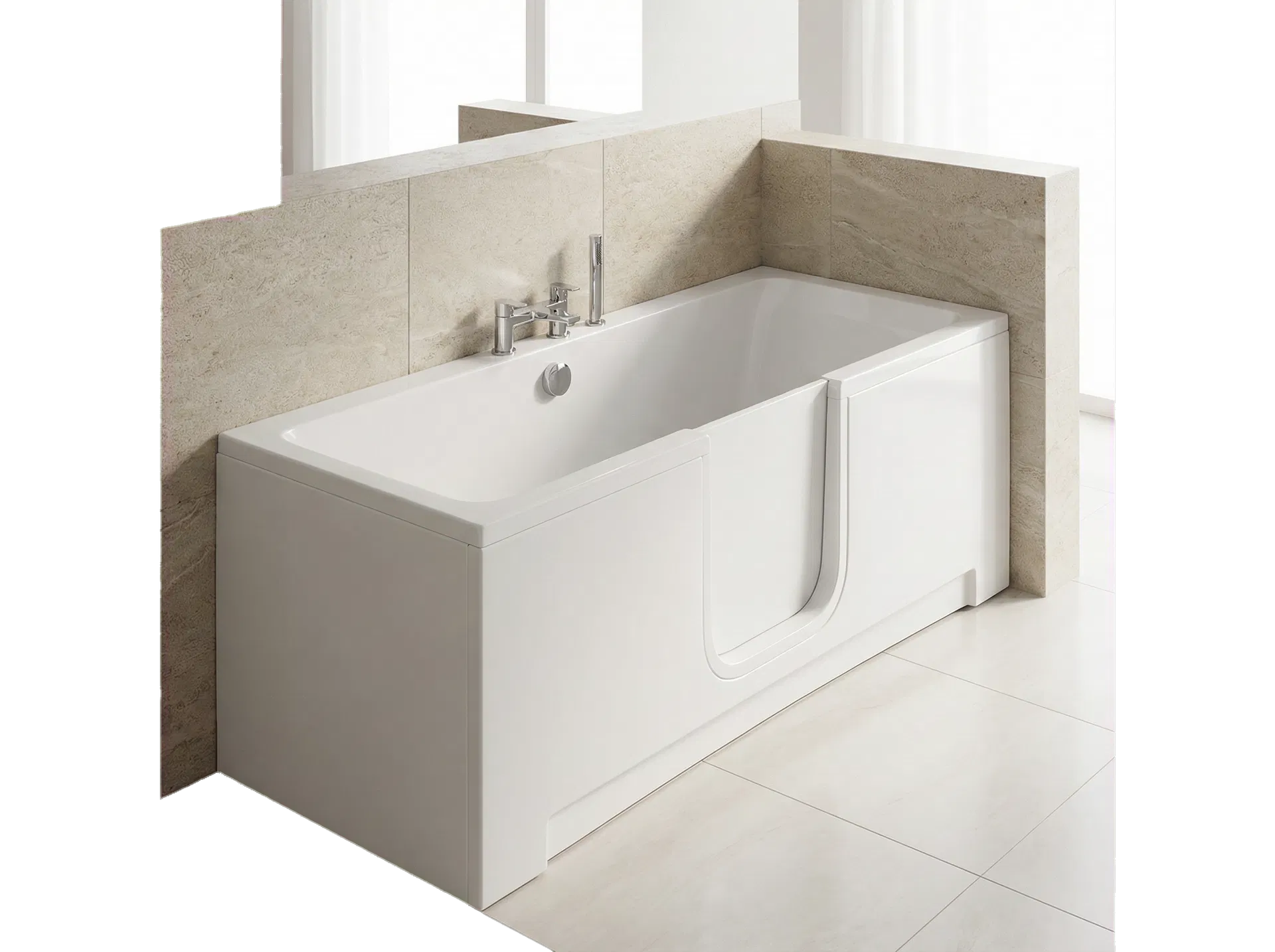 Premium walk-in bath installation