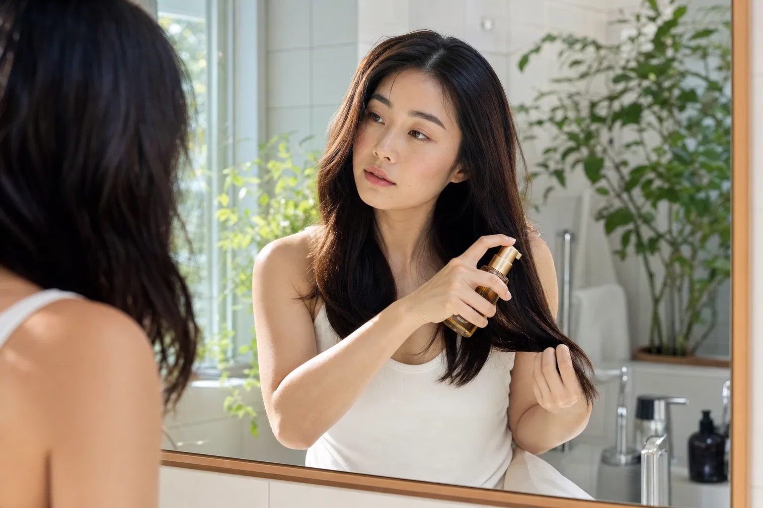 朝のヘアケアルーティン