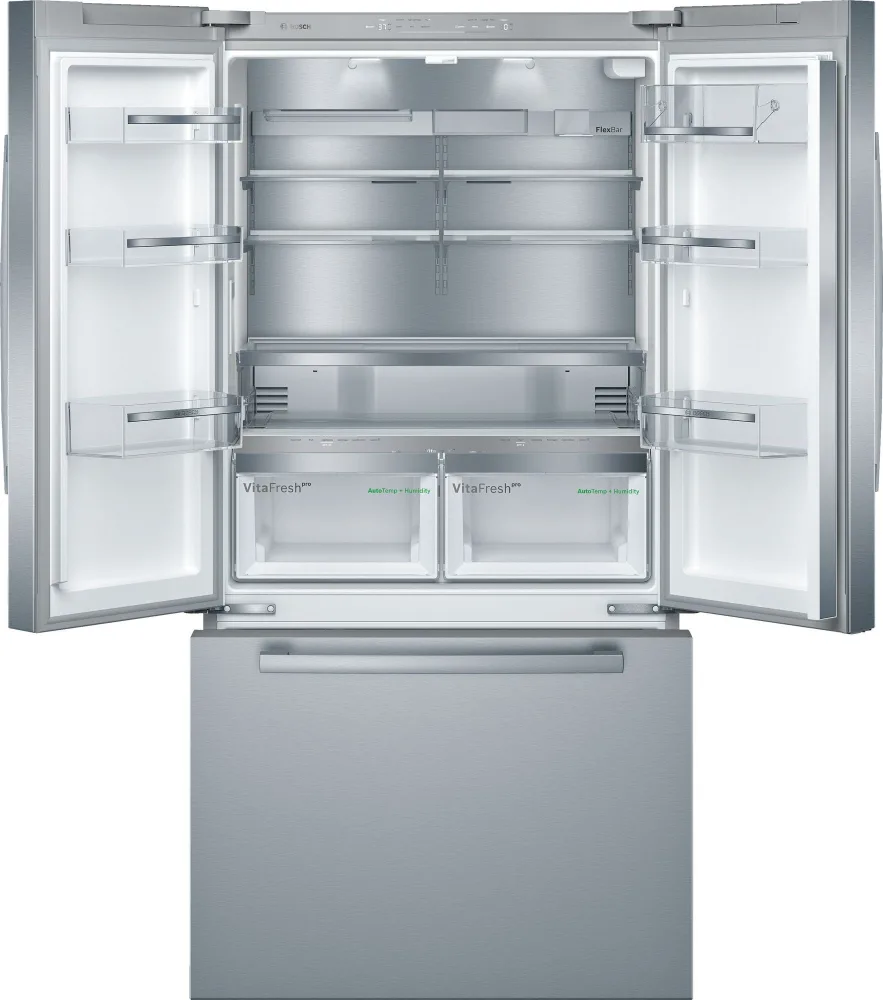 Bosch 800 Series 36" 21 cu. ft. Counter-Depth French Door Refrigerator with Internal Water Dispenser