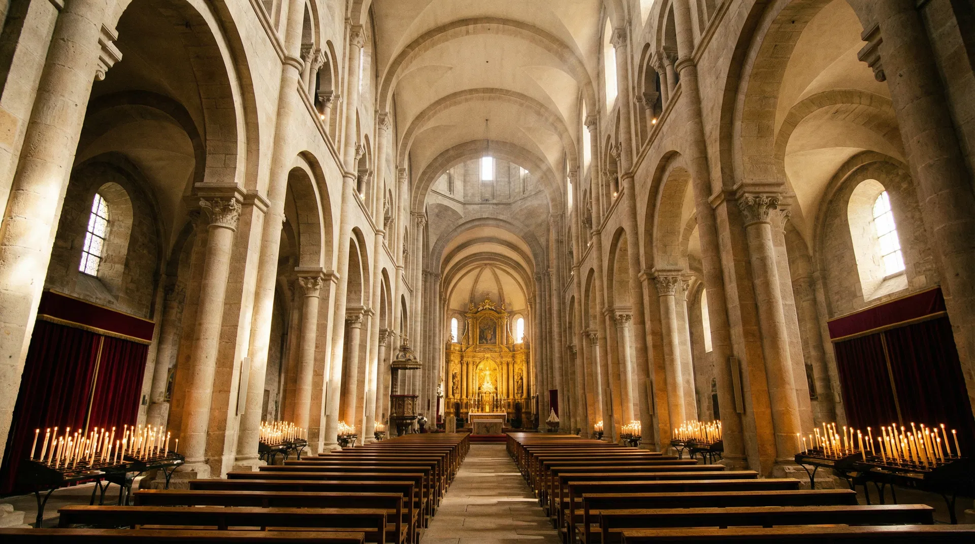 Interior de basílica