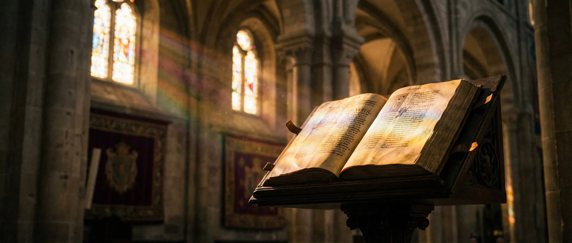 Códice antiguo en catedral