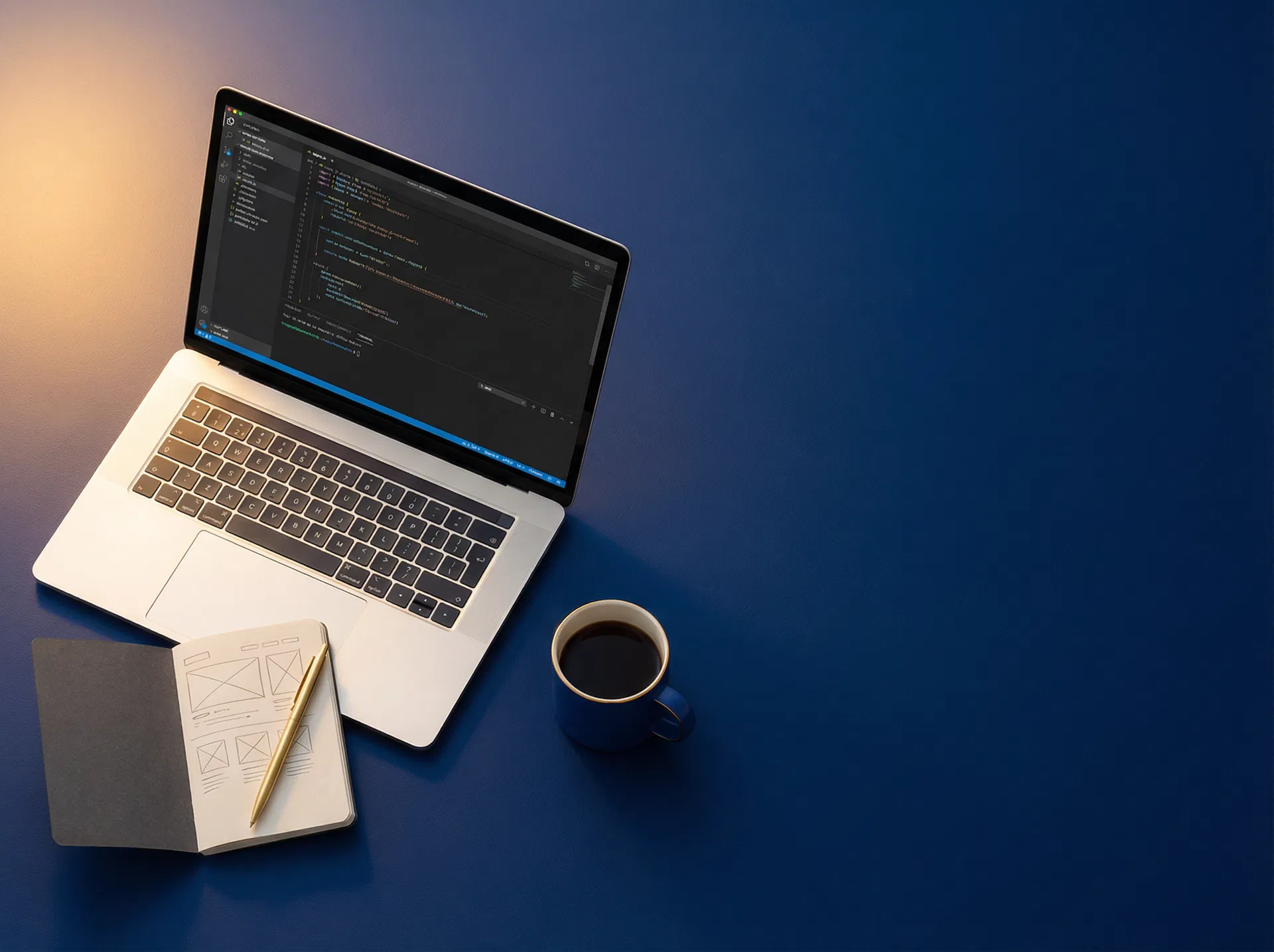 Website development workspace