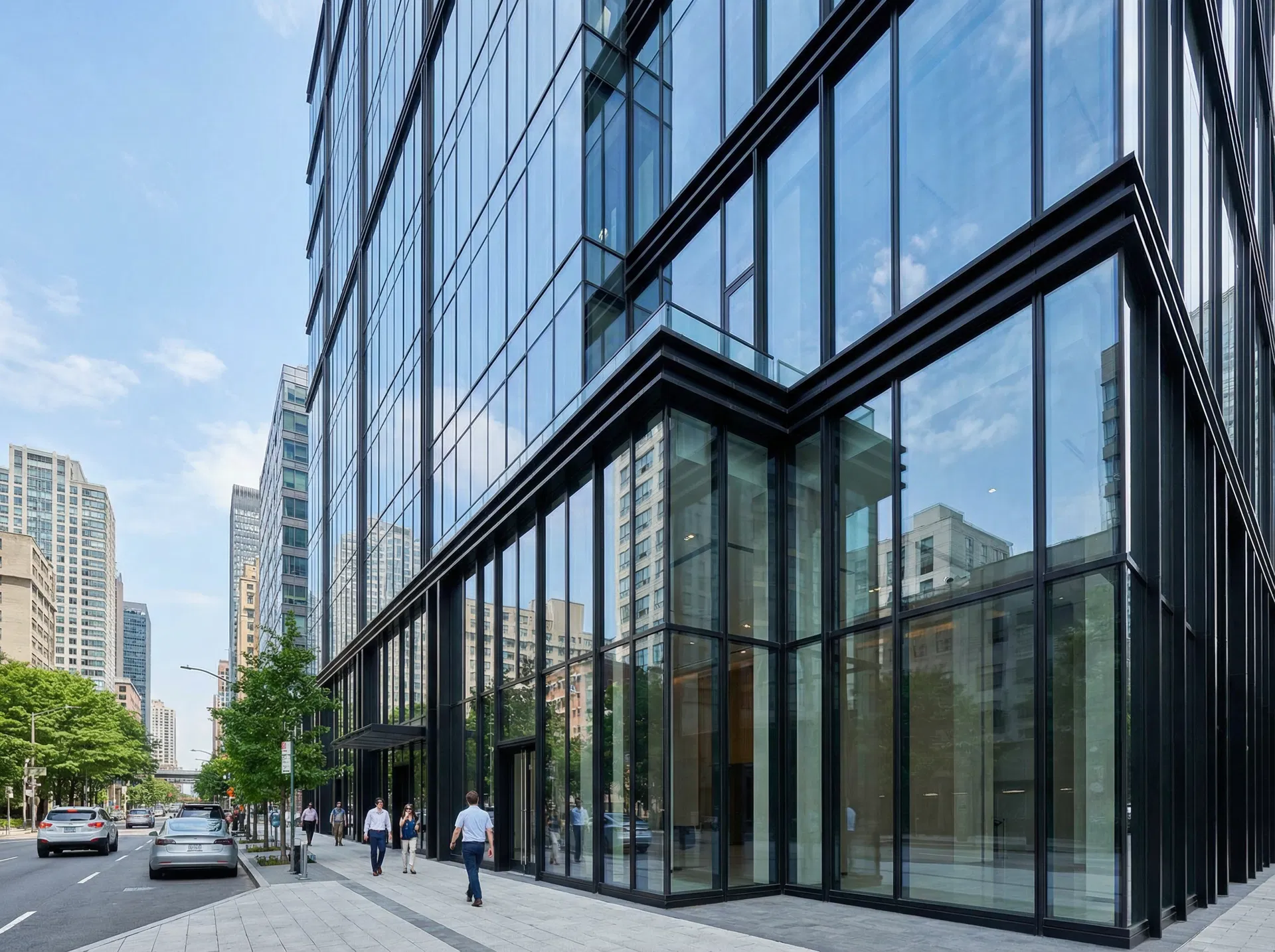 Fachada Comercial - Pele de Vidro