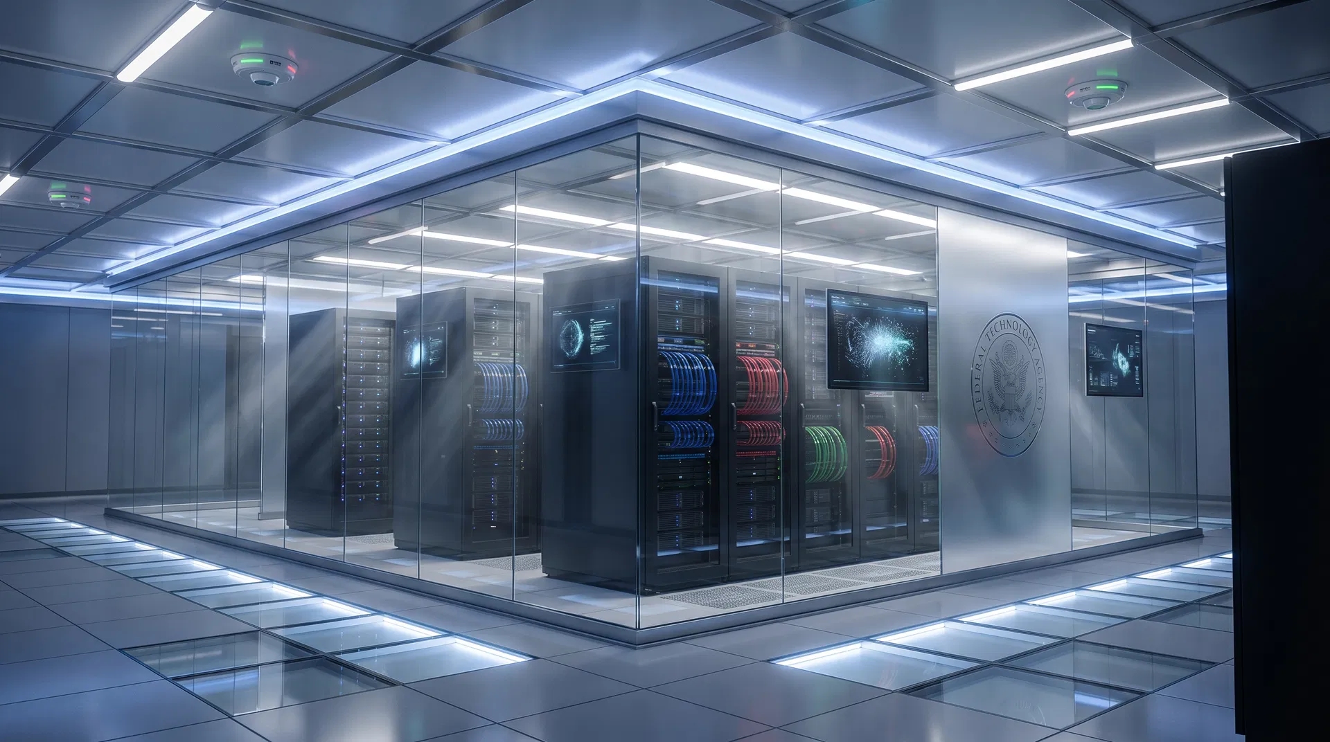 EHRM Infrastructure — Federal IT Server Room Typology — CI™ Corrective Render