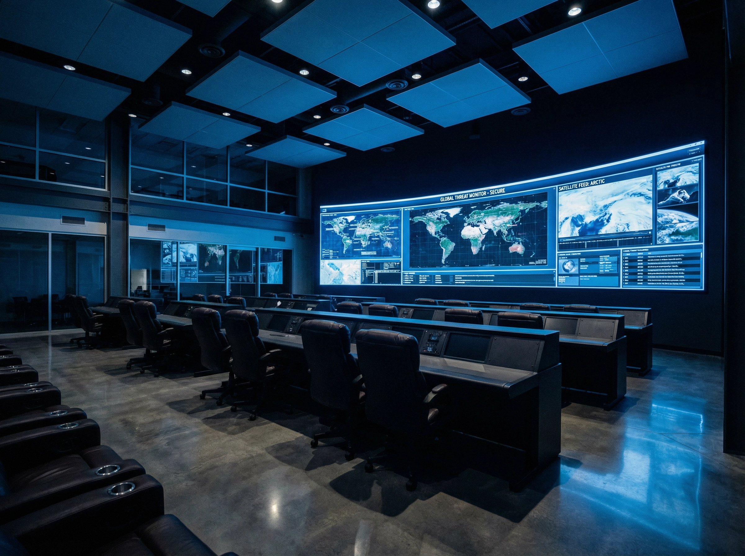 Defense Operations Center — Curved Display Wall