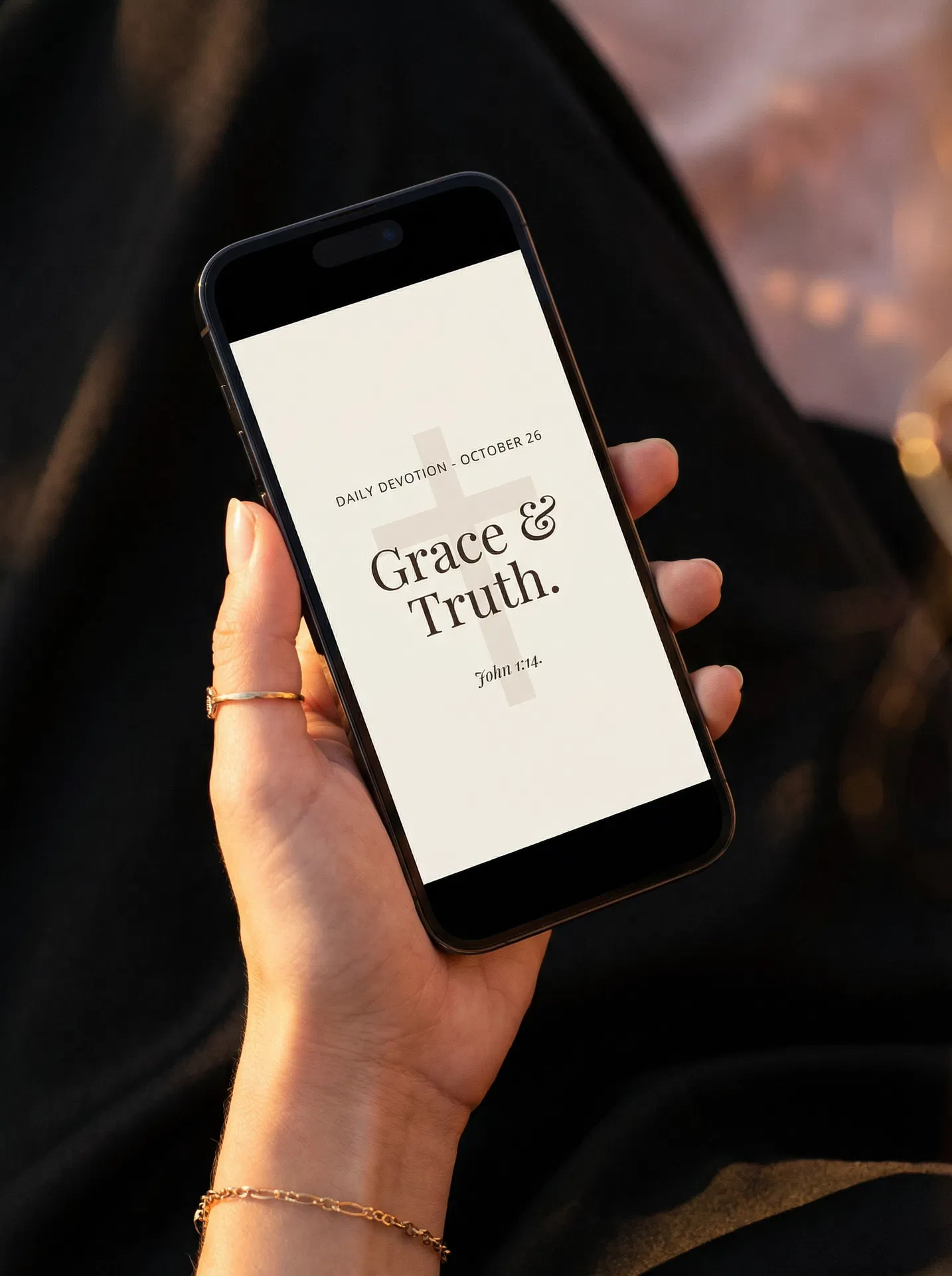 The Daily Draw Deck on a smartphone