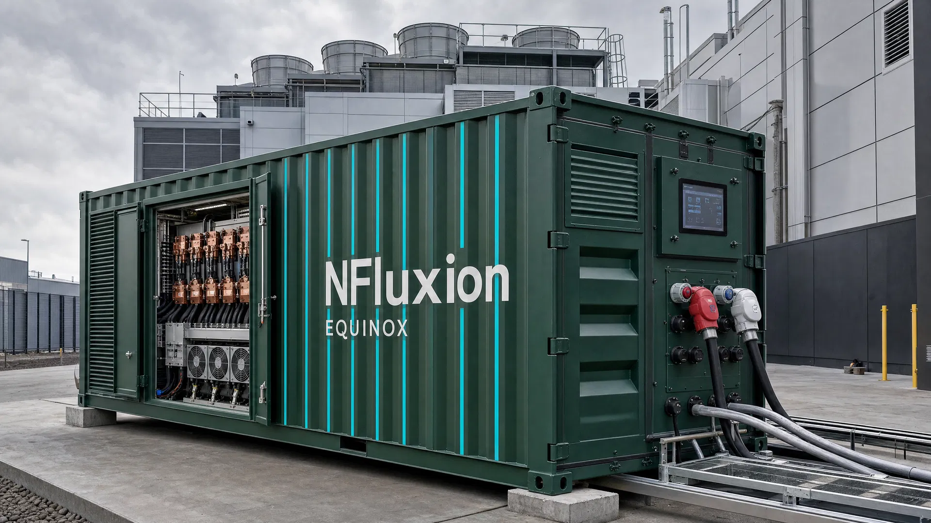 NFluxion Equinox Large Container Unit deployed at data center