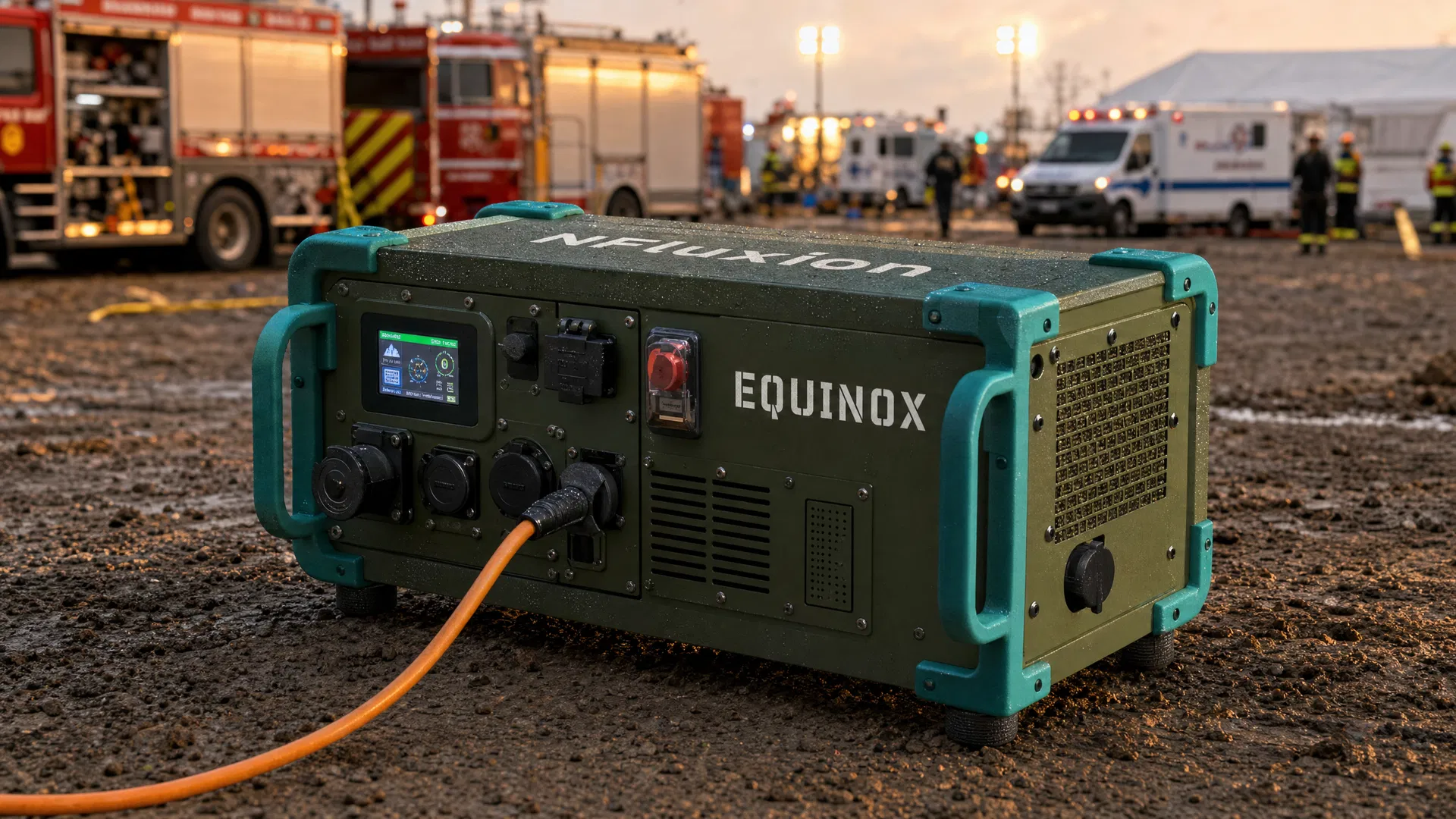 NFluxion Equinox Portable Unit at emergency response site