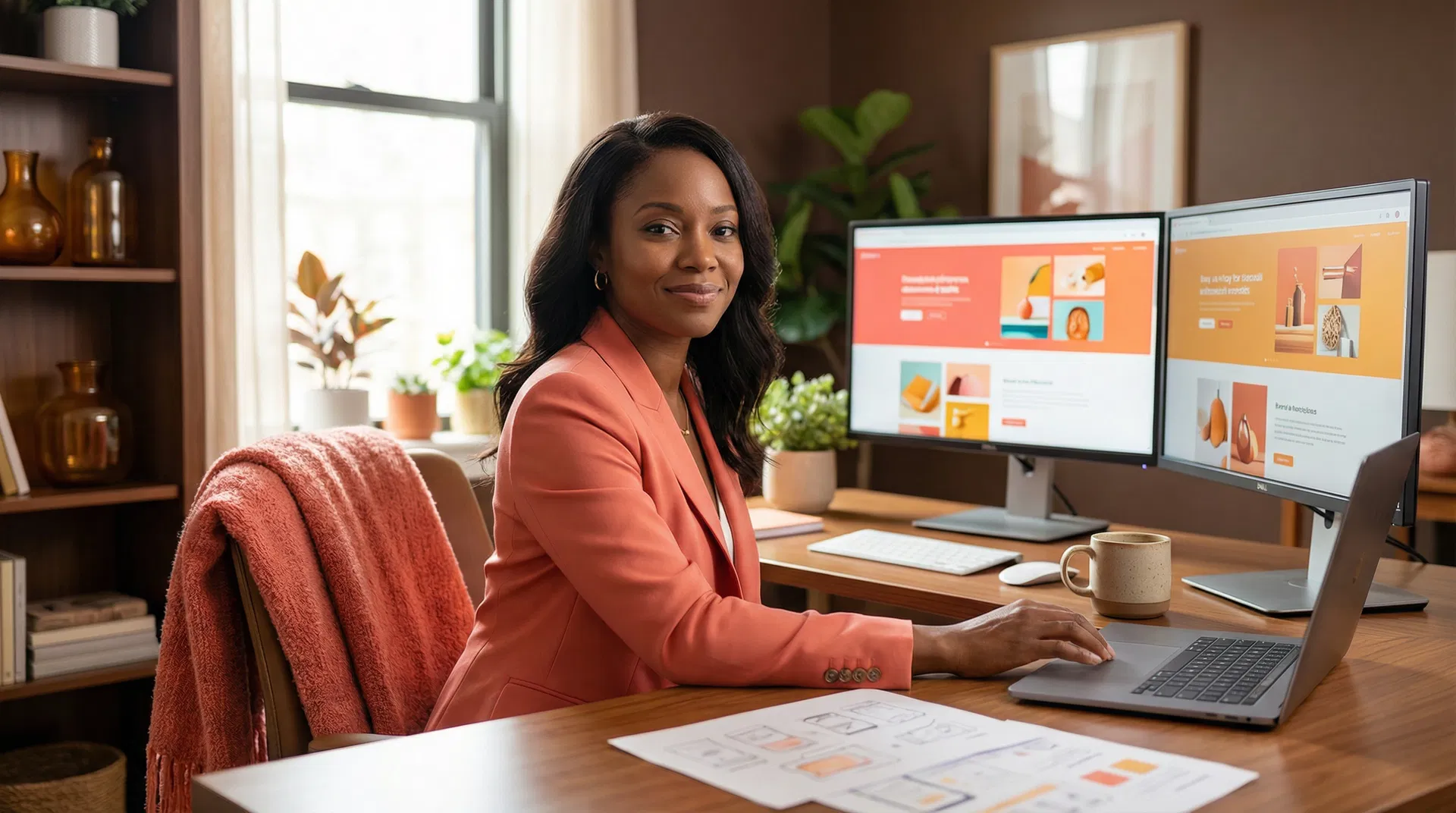 Web design workspace