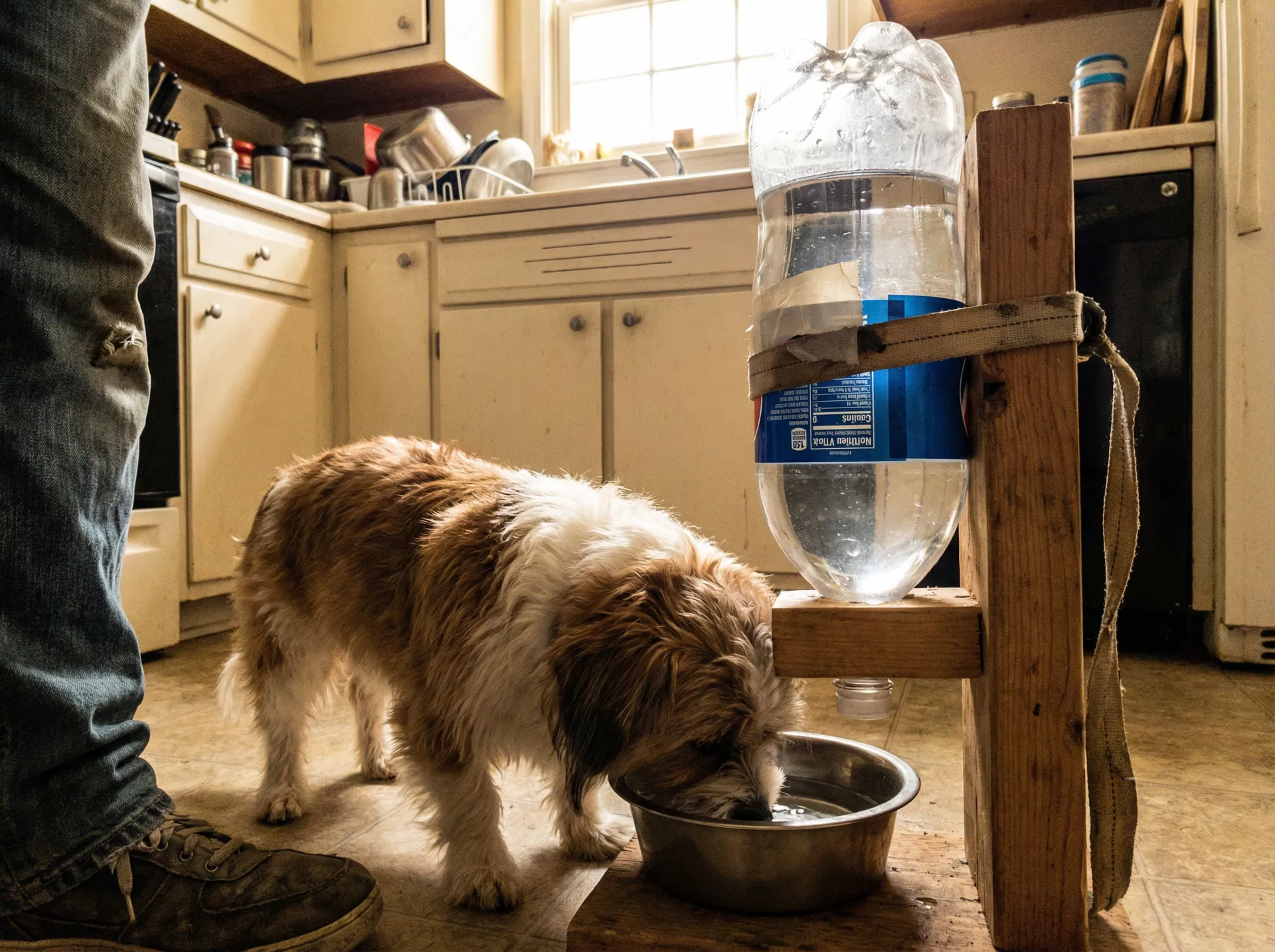 Después: Dispensador de Agua Automático para Perros: Siempre Agua Fresca con Este Hack Genial