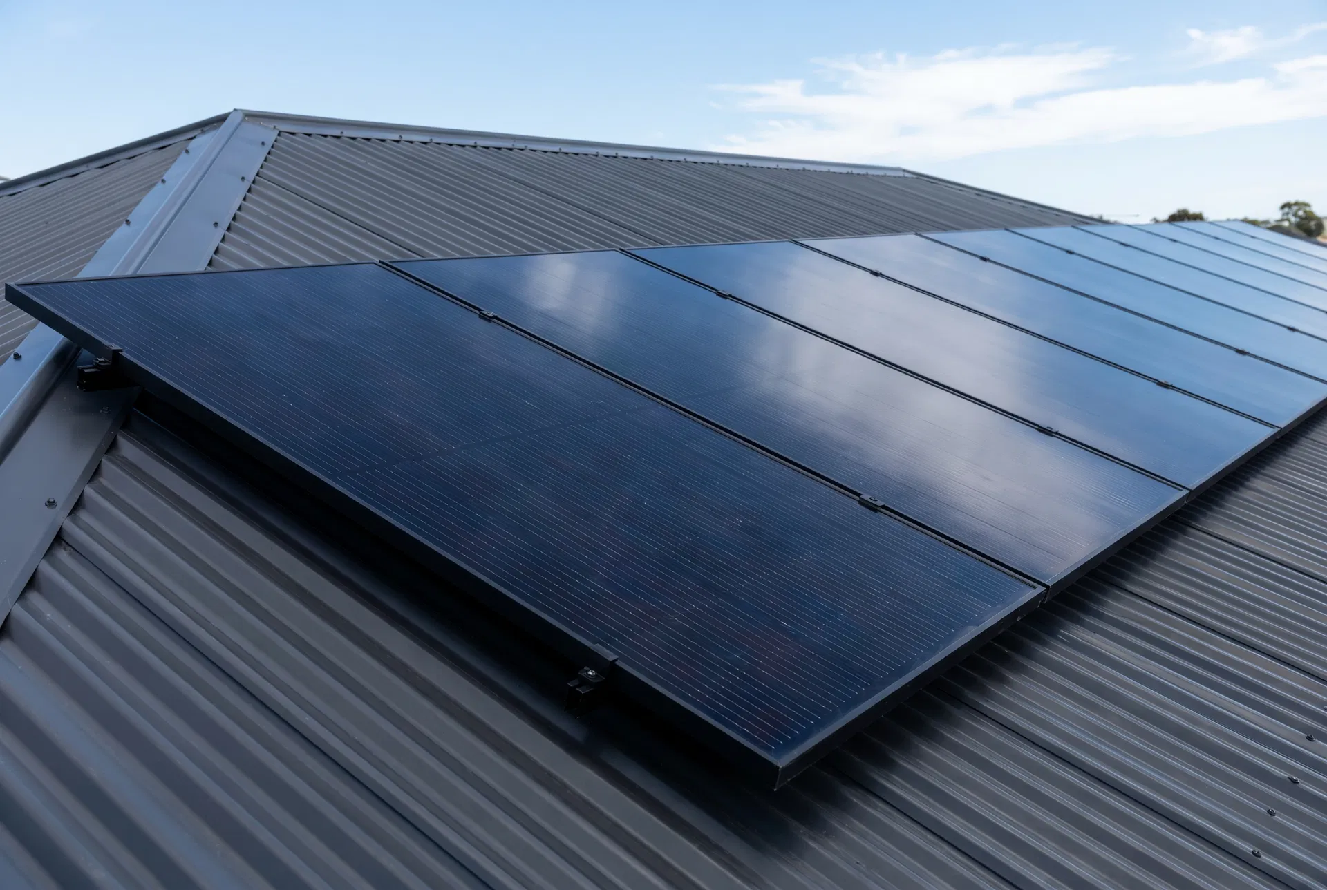 Premium solar installation on Australian roof
