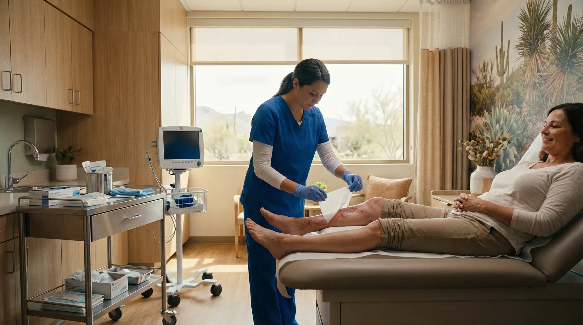 Advanced wound care treatment