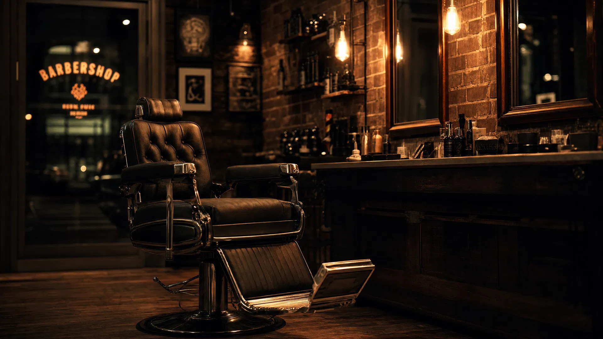 MidTown Barber Shop interior
