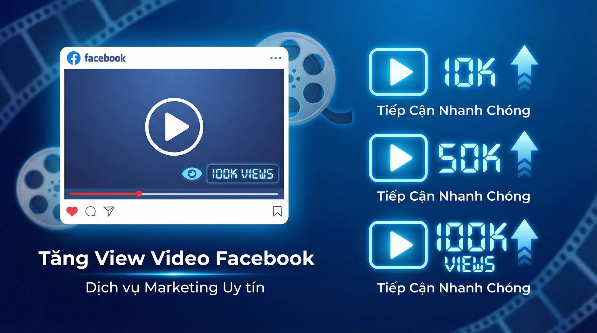 Dịch vụ tăng view video và Reels Facebook