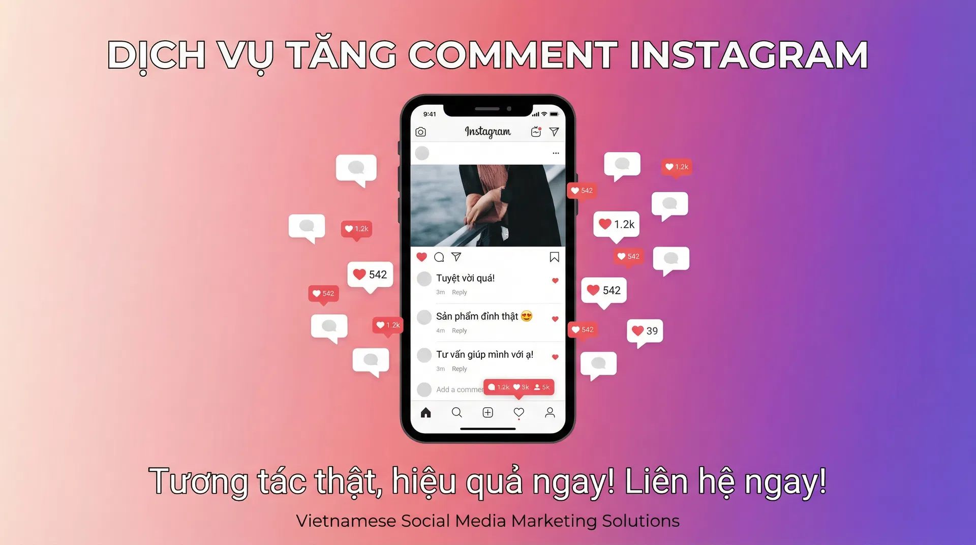 Dịch vụ tăng bình luận Instagram hiệu quả
