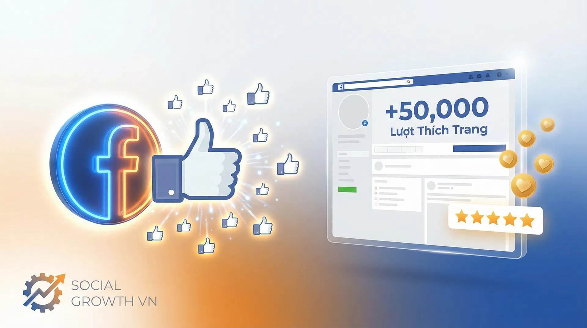 Tăng Like Fanpage Facebook Uy Tín