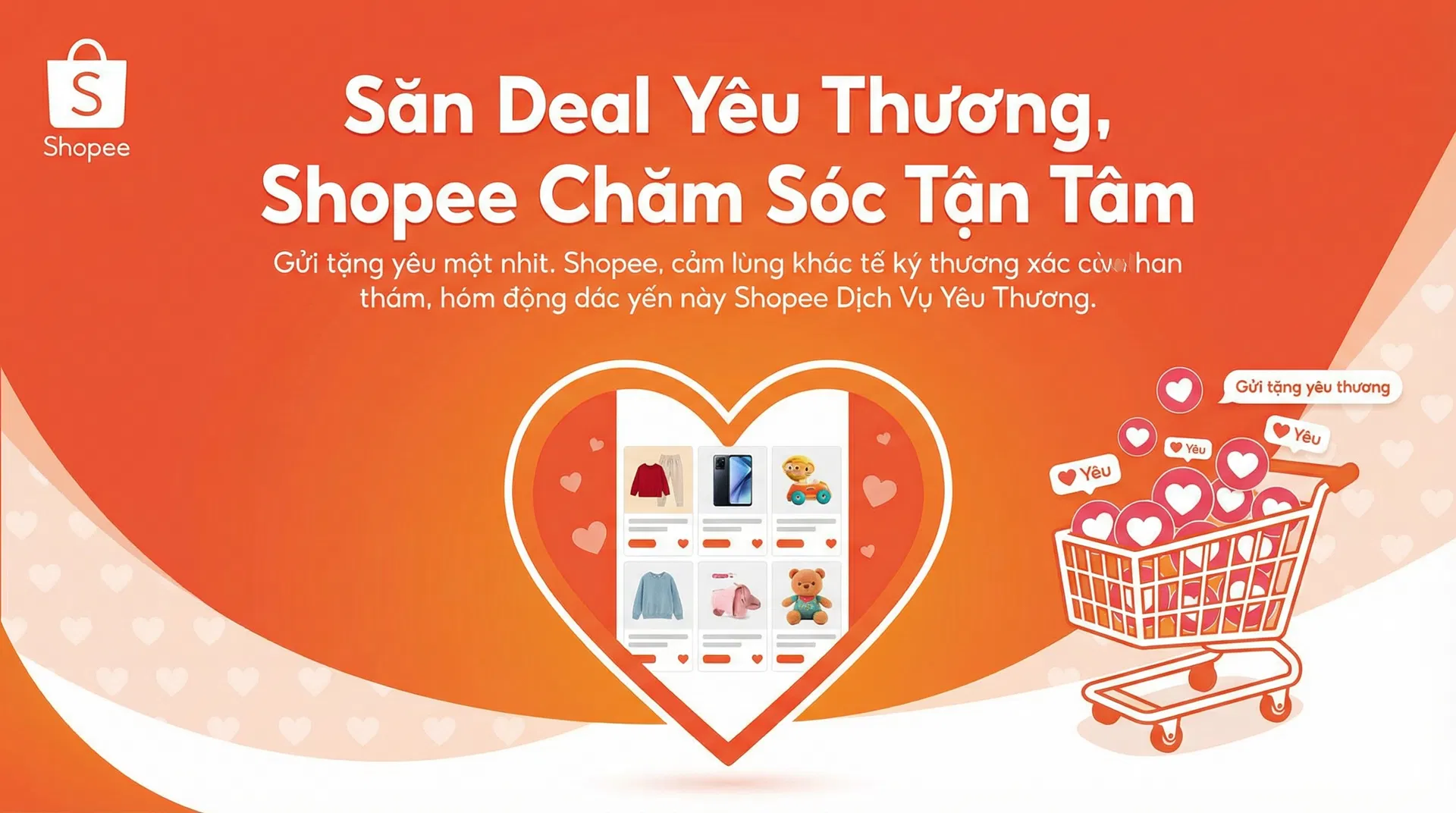 Dịch vụ Love Sản Phẩm Shopee giúp tăng lượt yêu thích cho sản phẩm của bạn