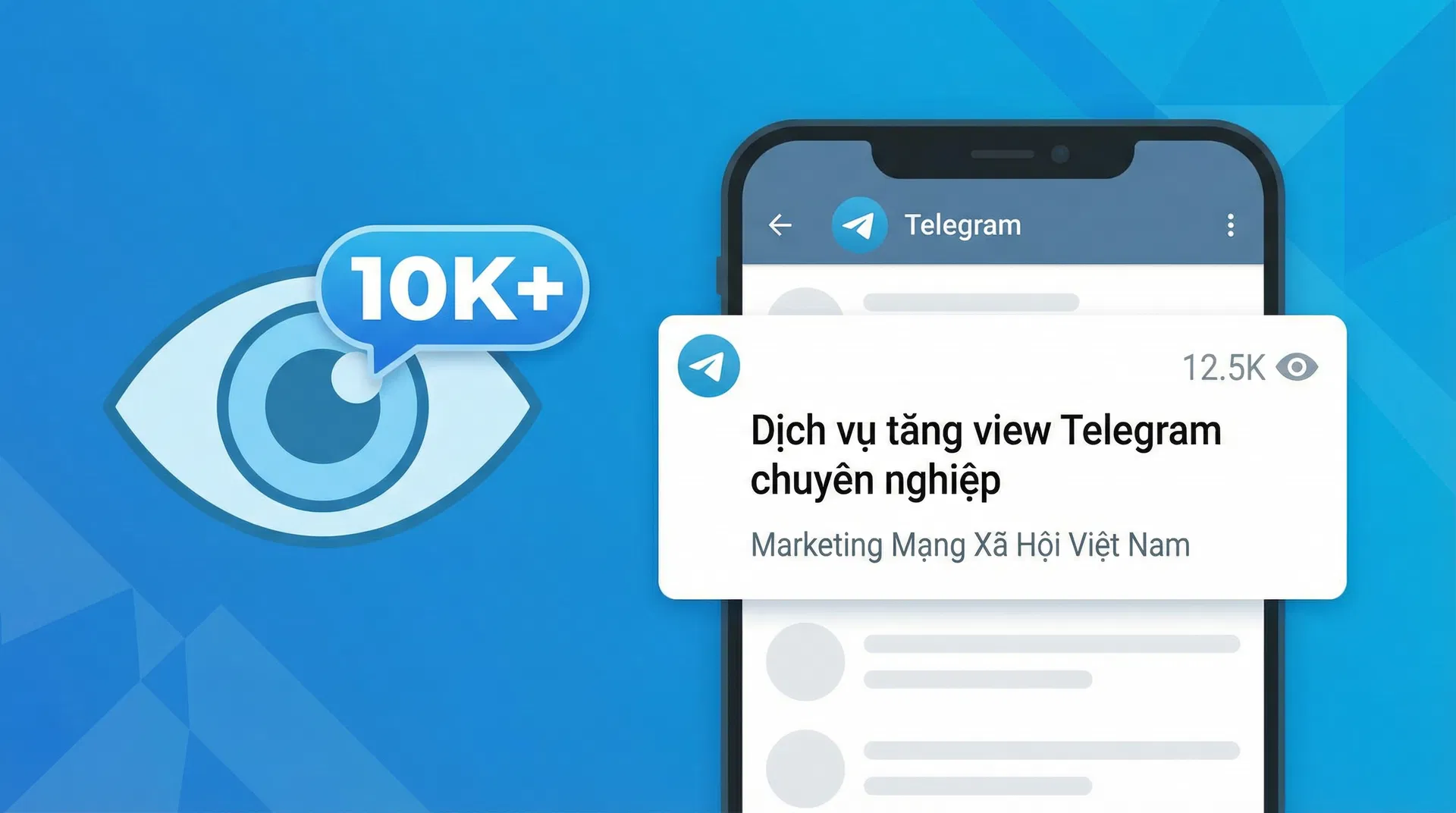 Dịch vụ Tăng View Bài Viết Telegram
