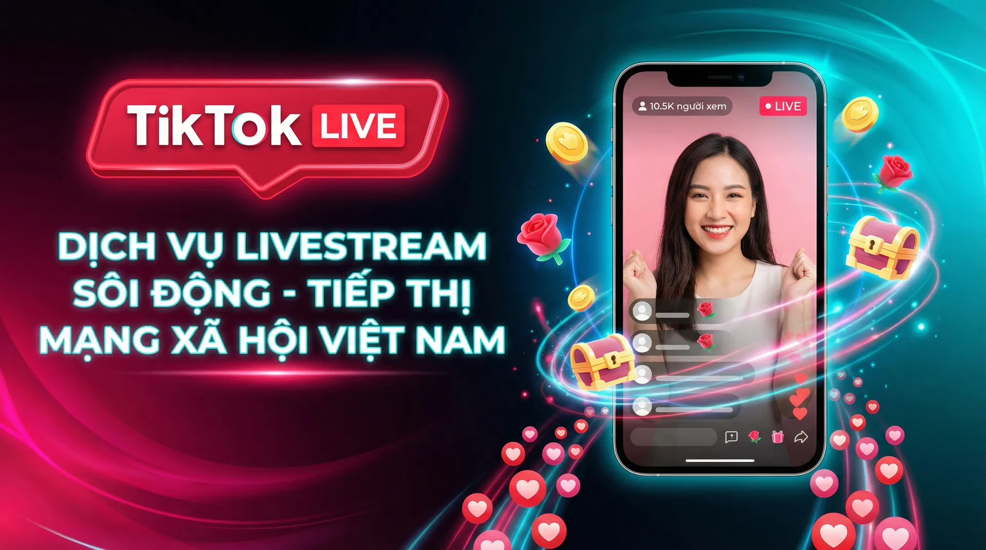 Dịch vụ Mắt Livestream TikTok