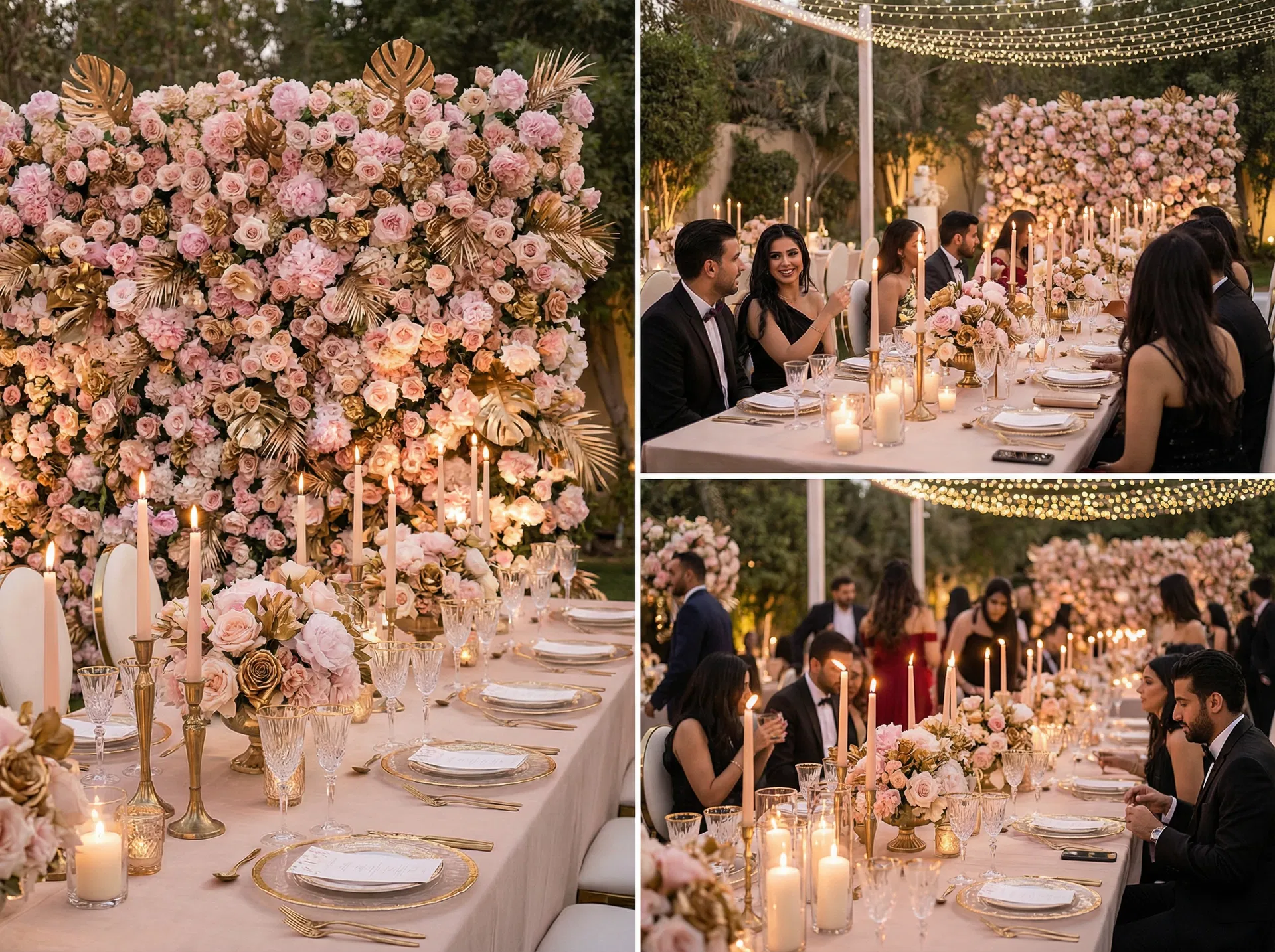 حفل خطوبة رومانسي