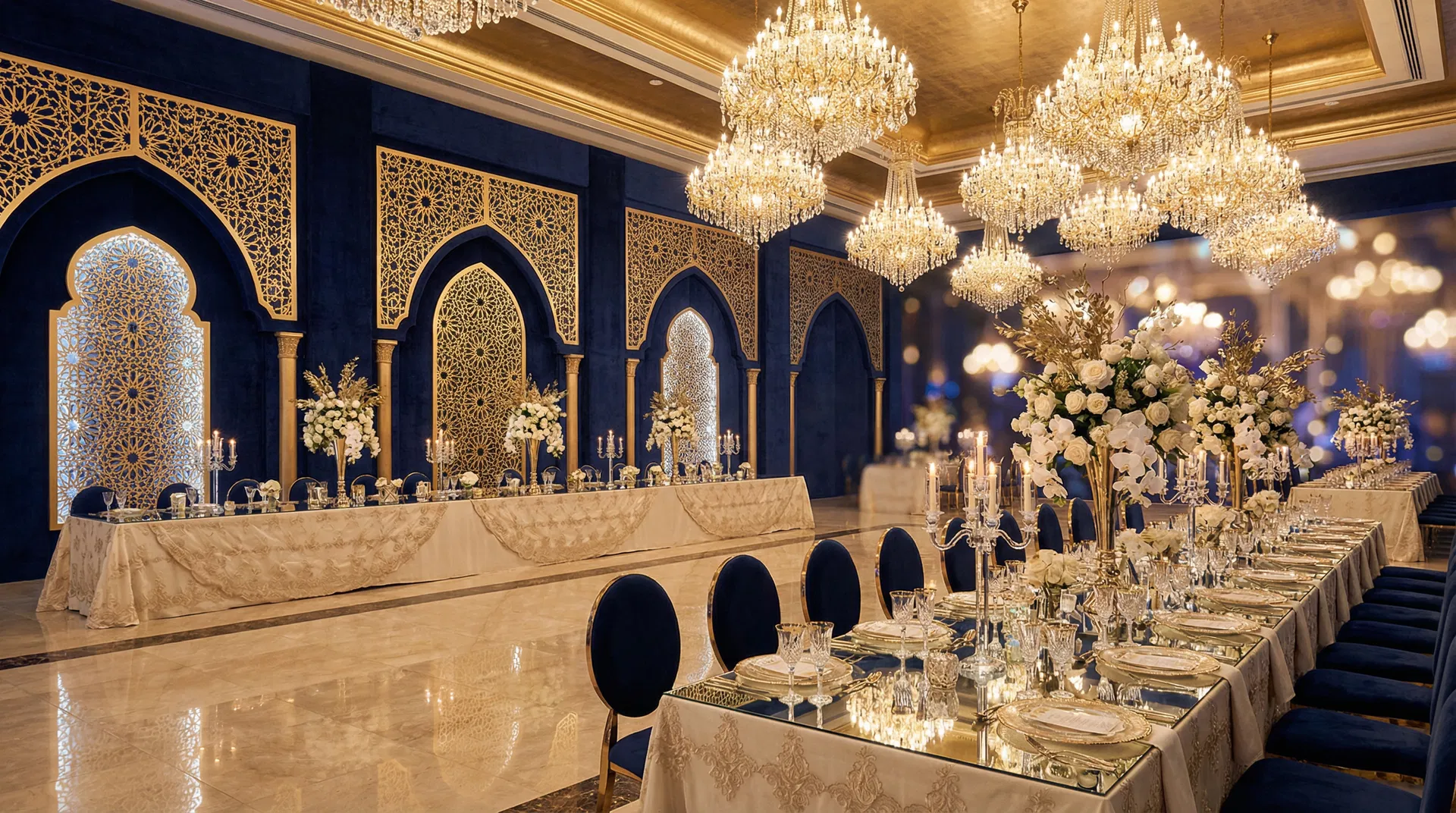 قاعة أفراح فاخرة