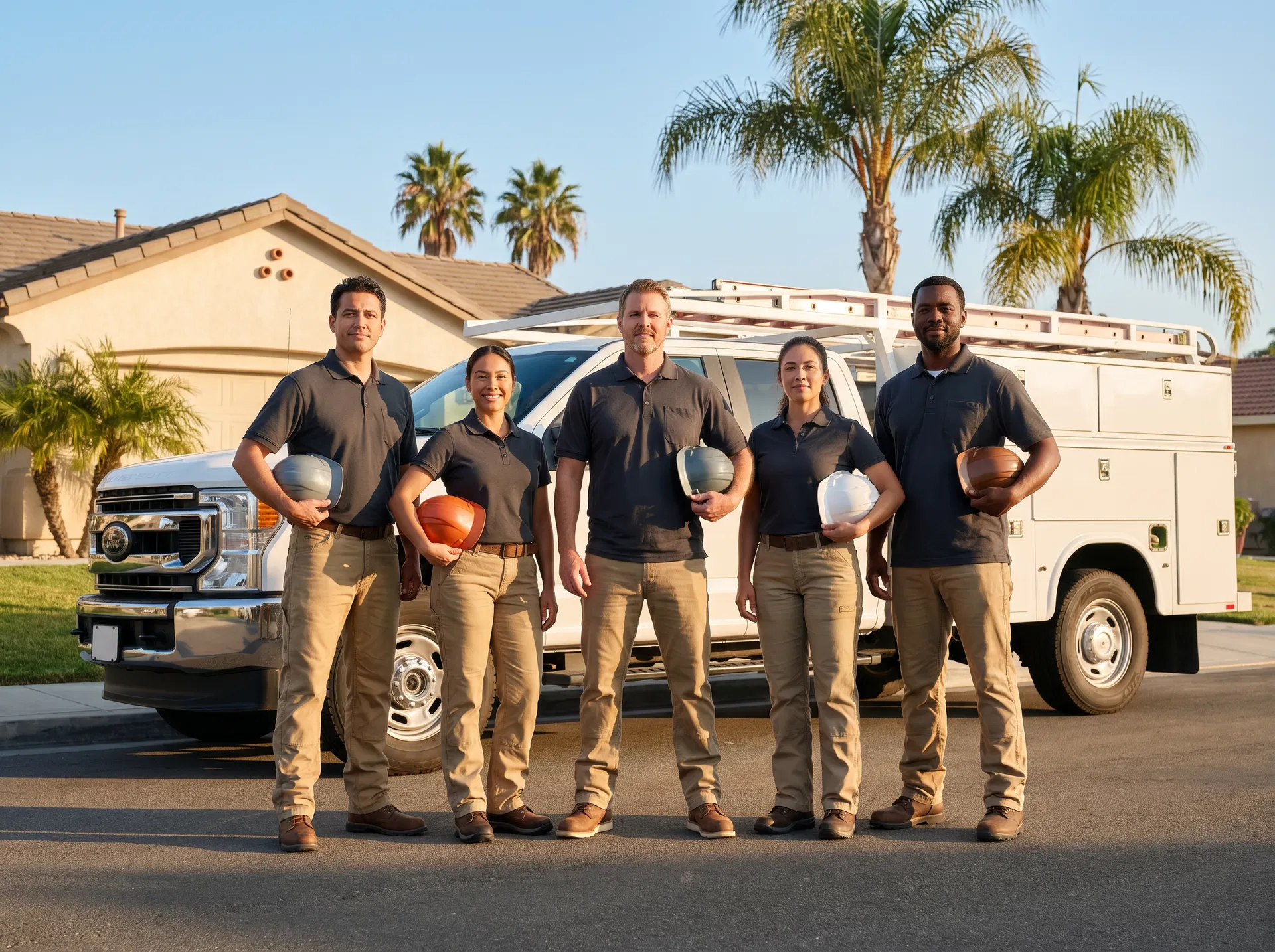 Wolverine Roofing team