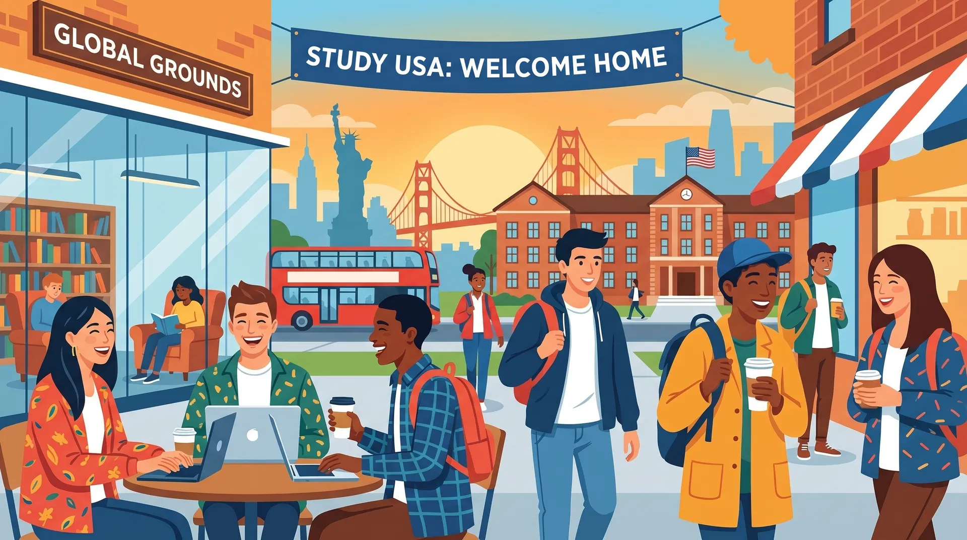 國際學生在美國的生活：適應、社交與生活成本