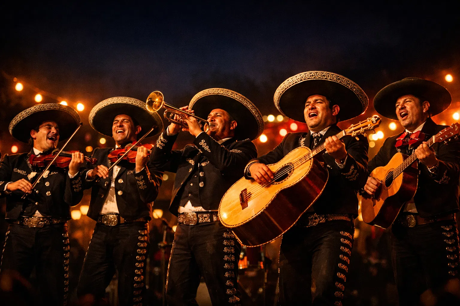 Mariachi en escenario