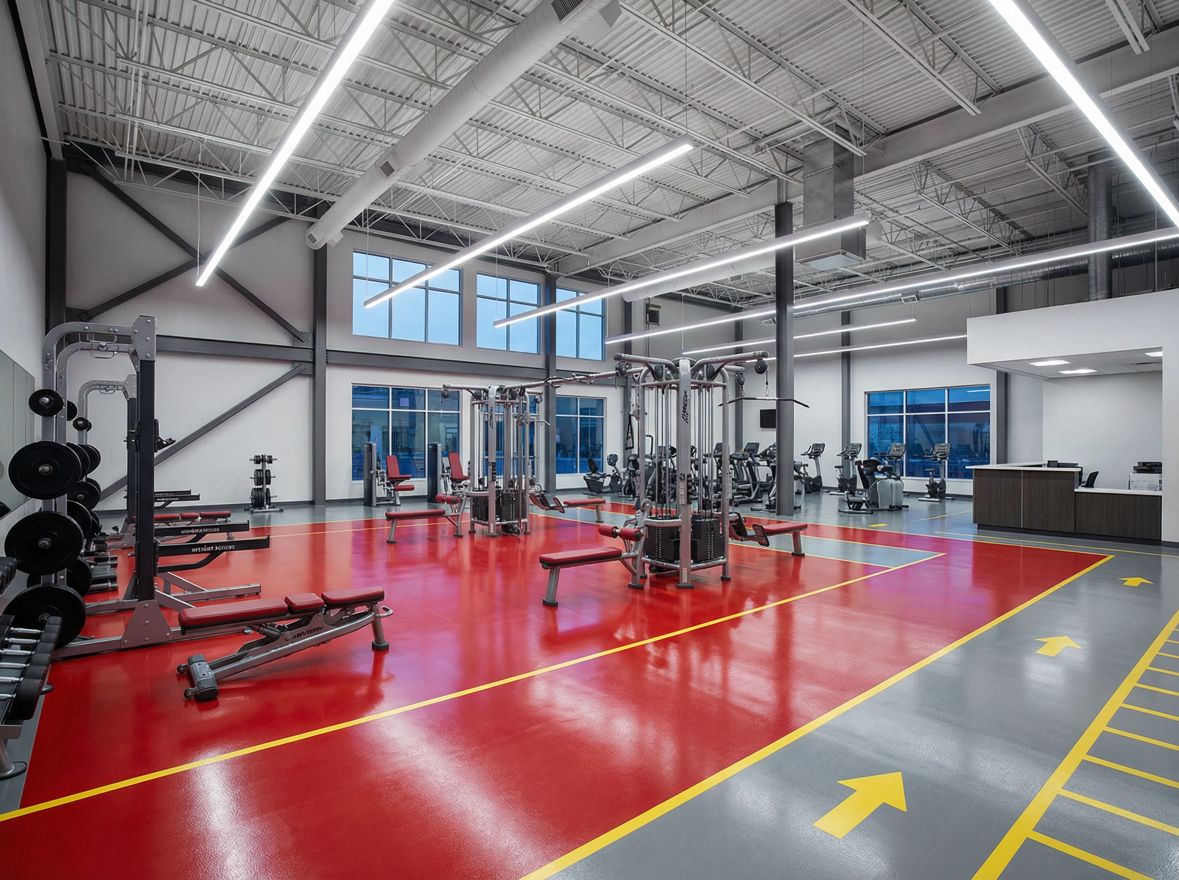 Solid Colour — Commercial Gym