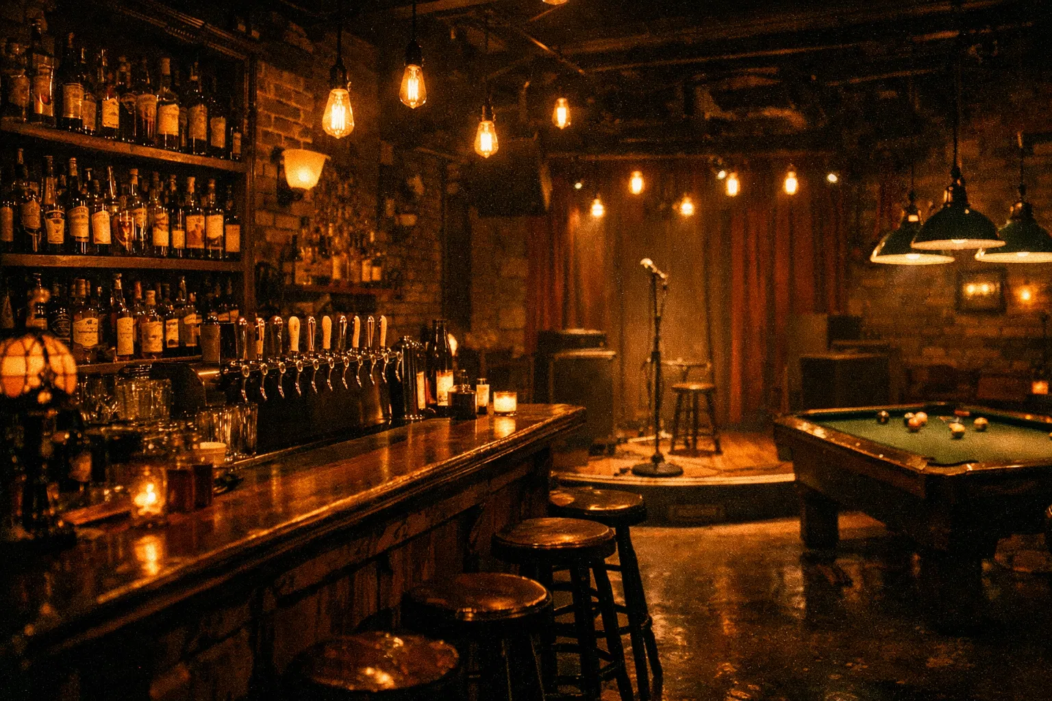 Interieur Muziekcafé