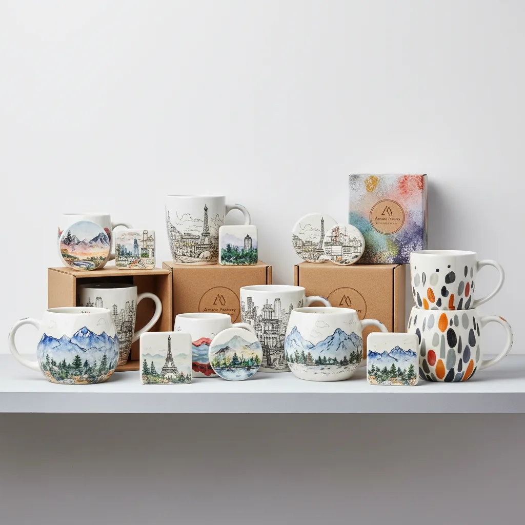 Beyond Mugs: Maximizing Profit with Custom Printed Mugs & High-Margin Ceramic Fridge Magnets for Gift Shops