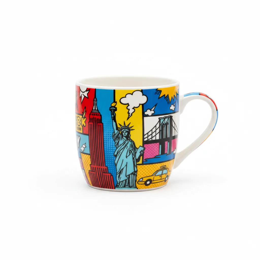 New York City Pop Art Souvenir Mug (Bistro)