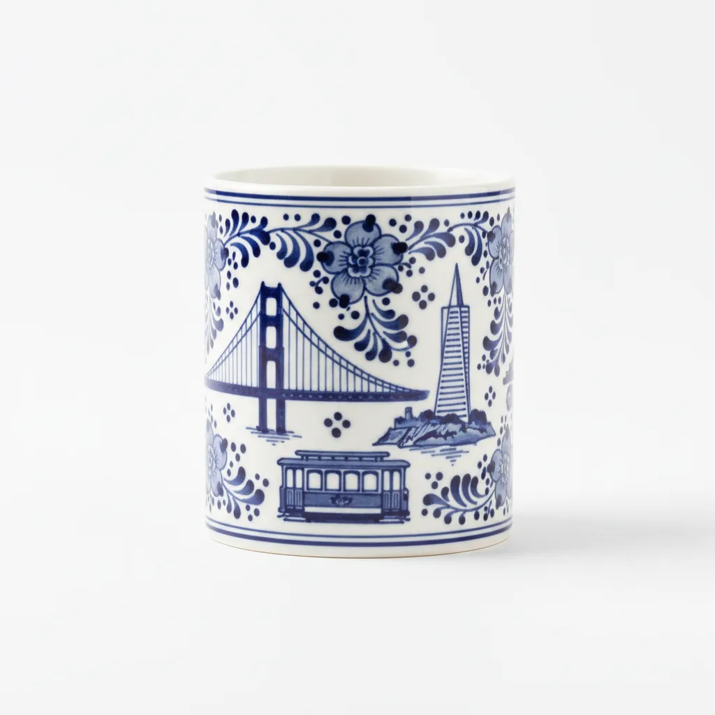 San Francisco Delftware 8oz Mini Mug