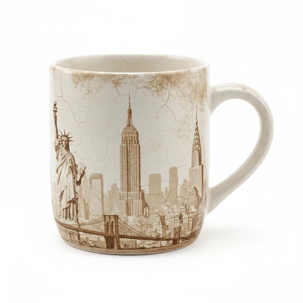 New York City Distressed Vintage Souvenir Mug