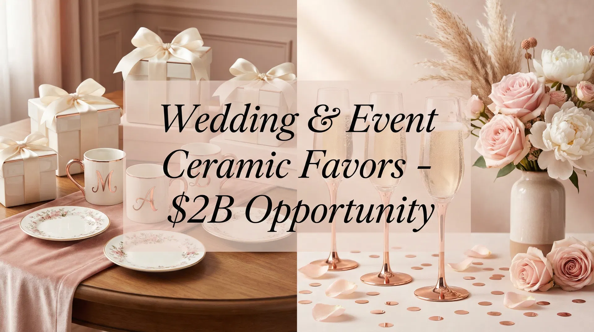 Wedding & Event Ceramic Favors: A $2B Opportunity for B2B Suppliers