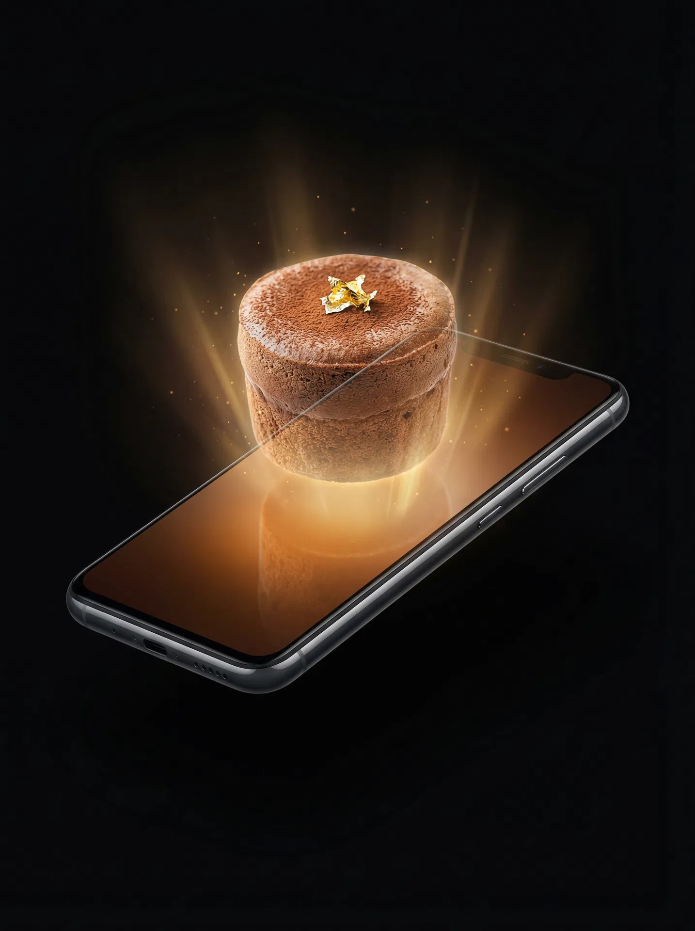 AR dish preview on phone