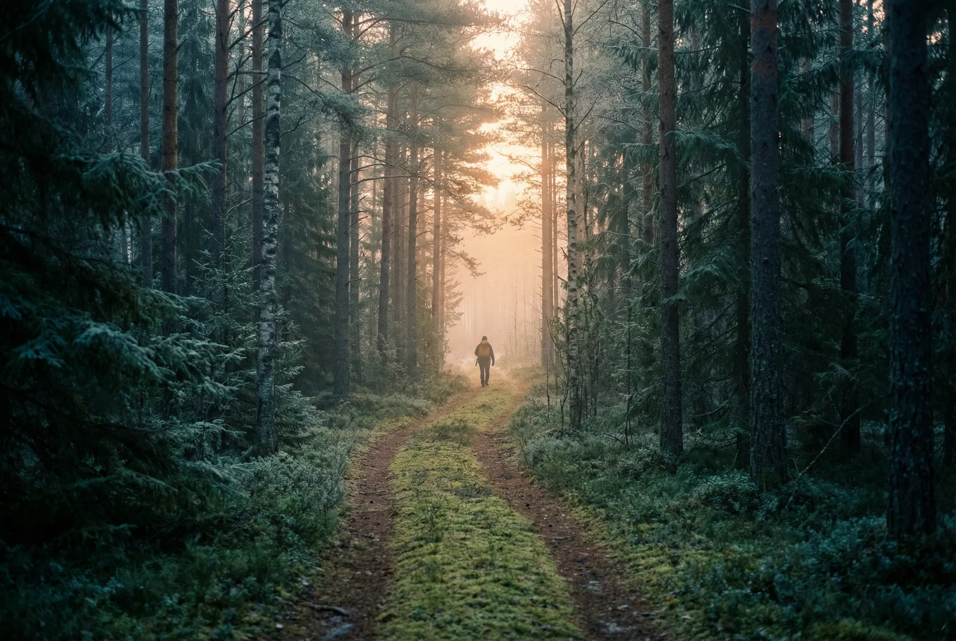 Metsäpolku kohti valoa