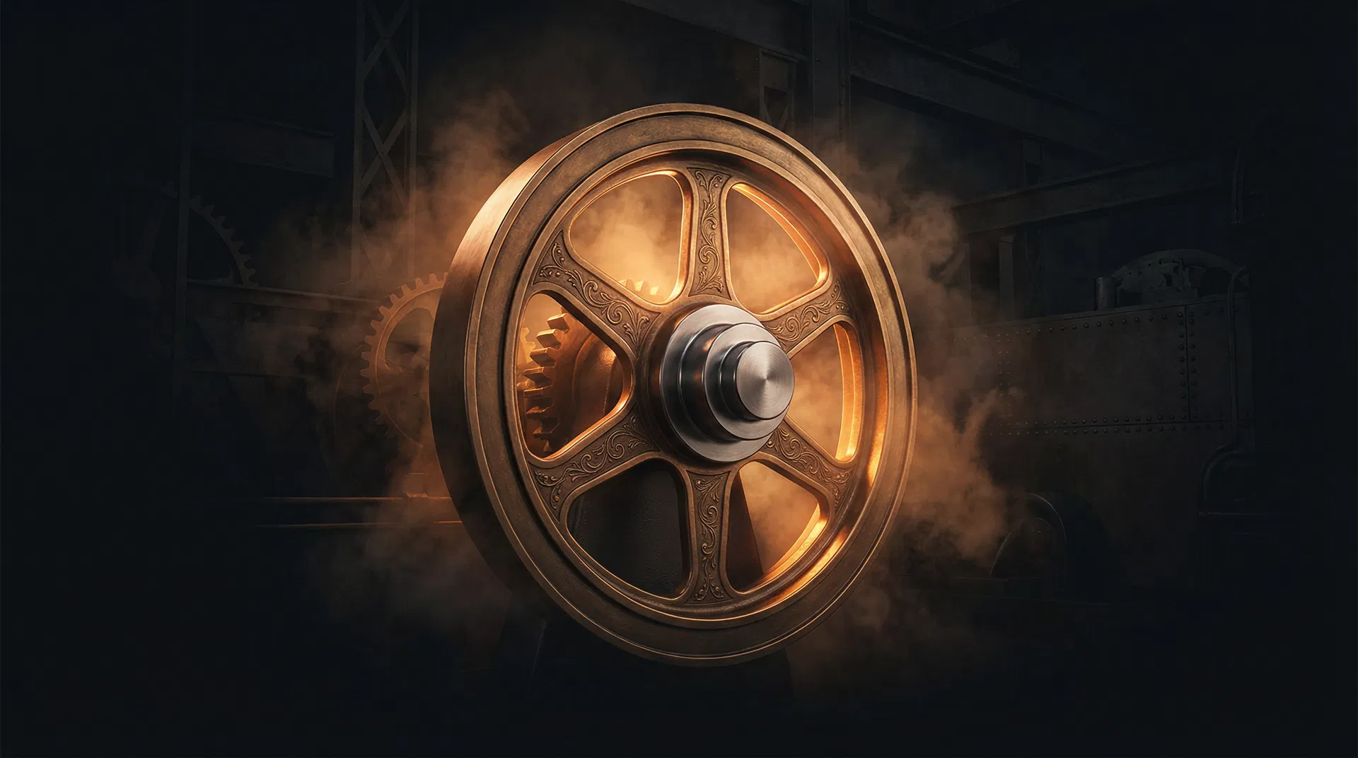 The Flywheel Landing Hero