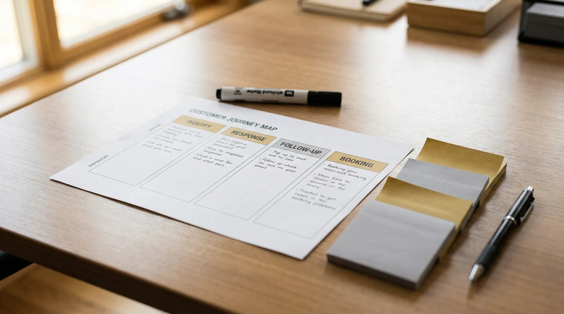 Customer journey map