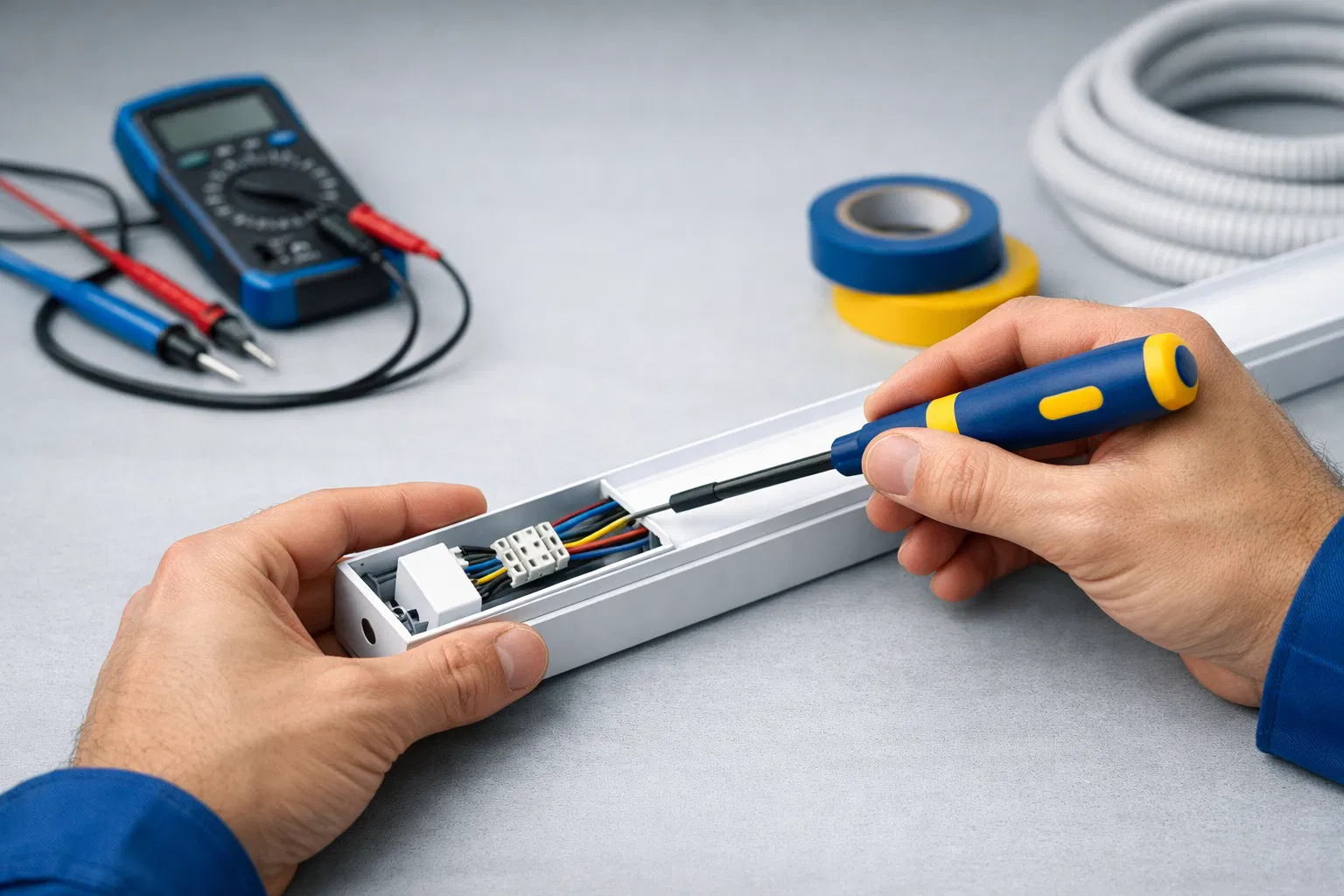 Equipo de instalación profesional